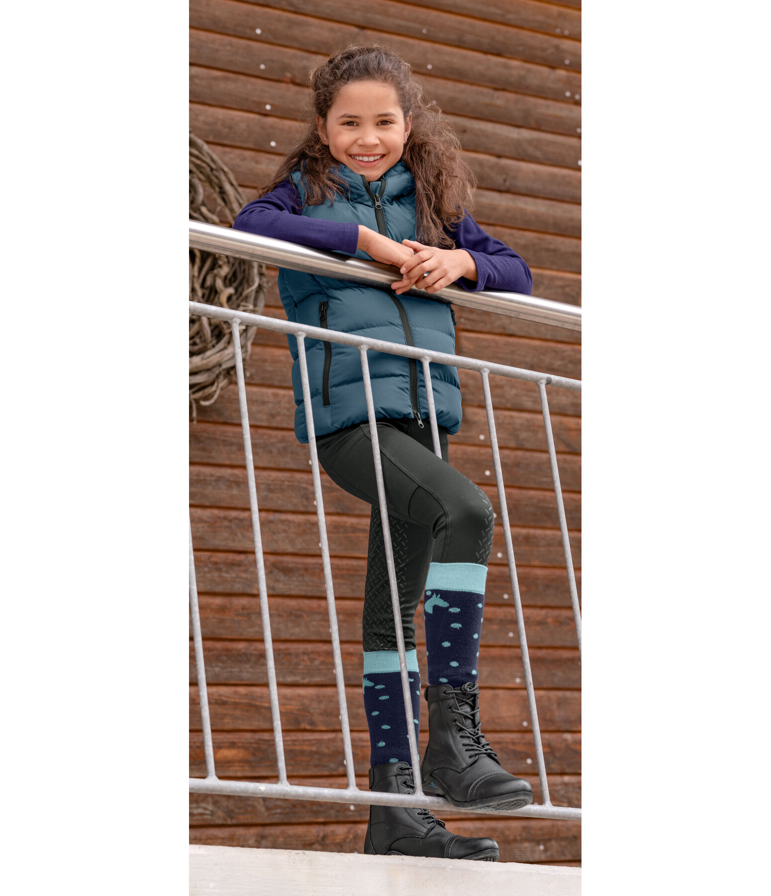 Gilet invernale trapuntato per bambini Cassi