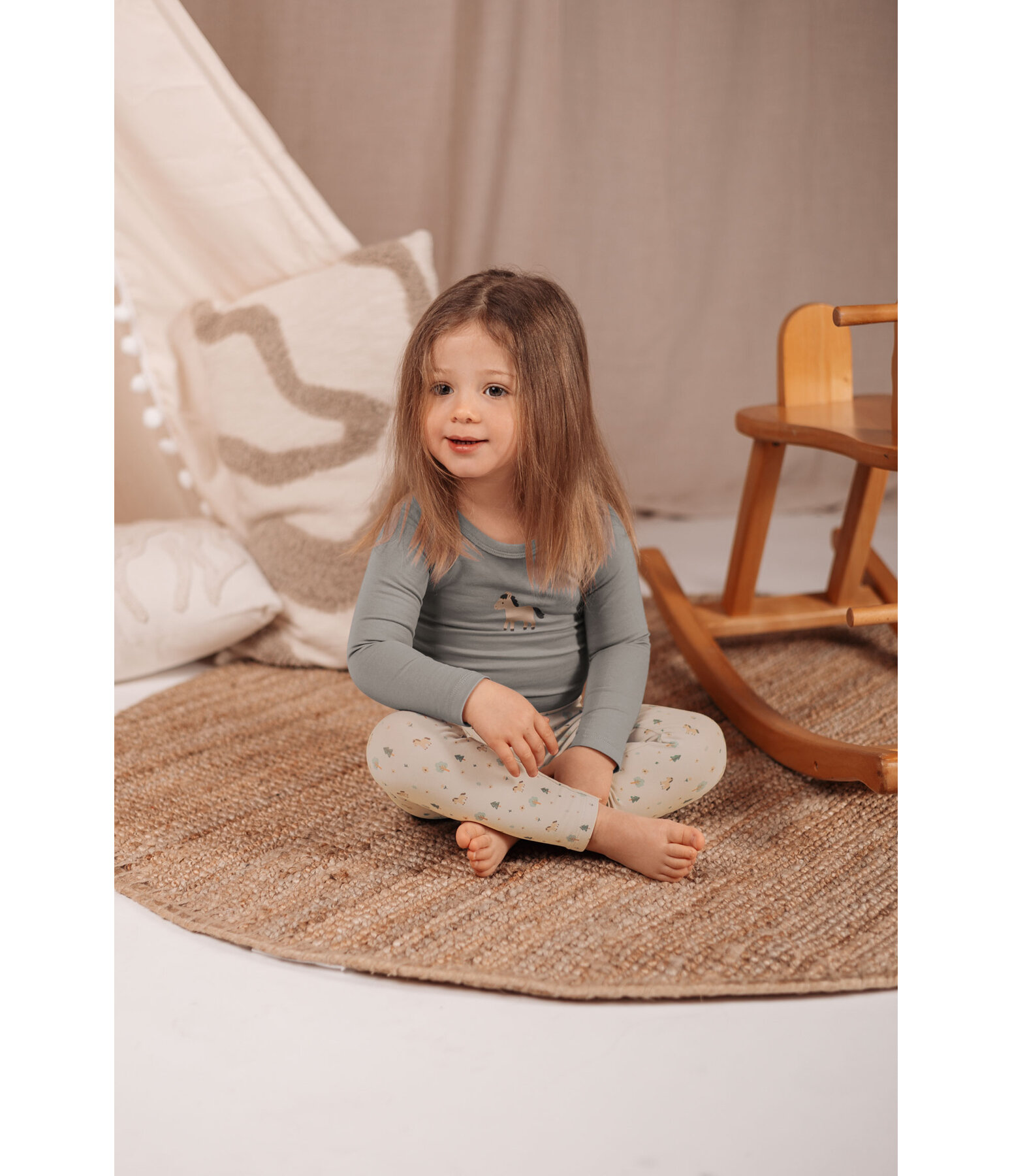 Set body a maniche lunghe per neonati Daisy, 2 pz.