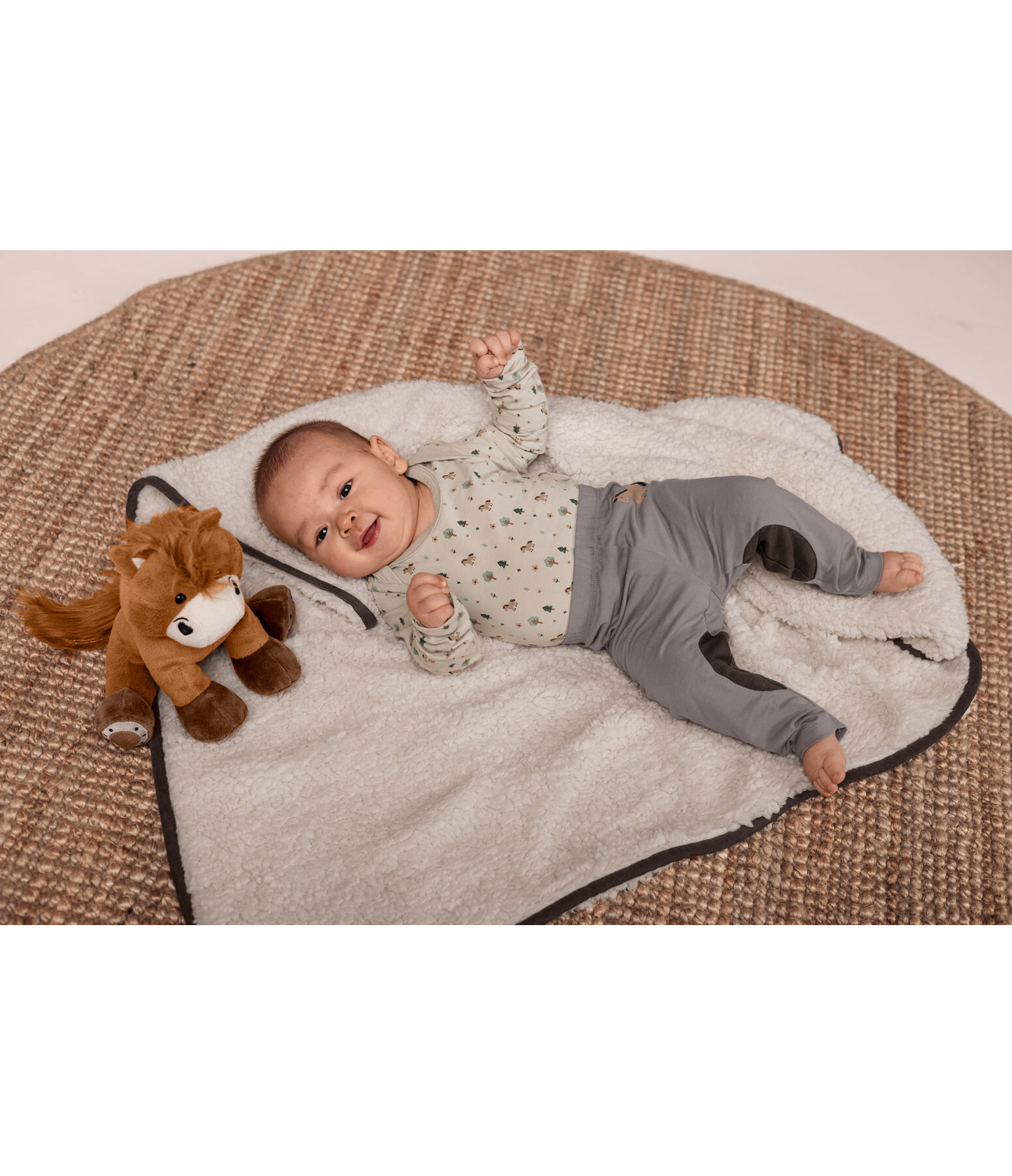 Set body a maniche lunghe per neonati Daisy, 2 pz.