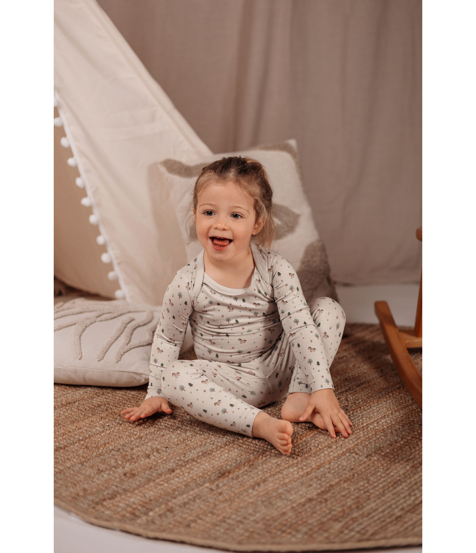 Set body a maniche lunghe per neonati Daisy, 2 pz.