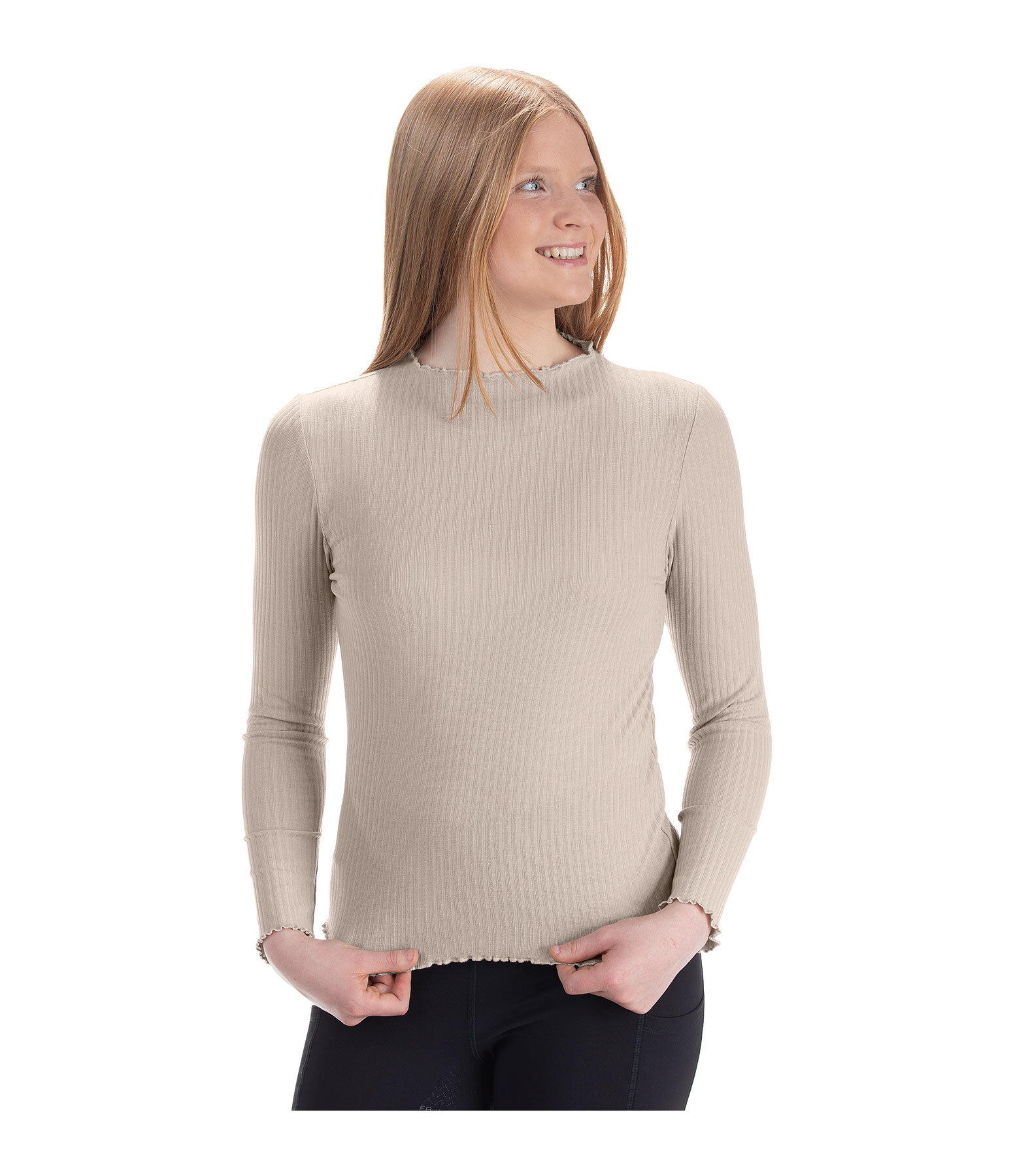 Maglia a maniche lunghe a costine per bambini Rita