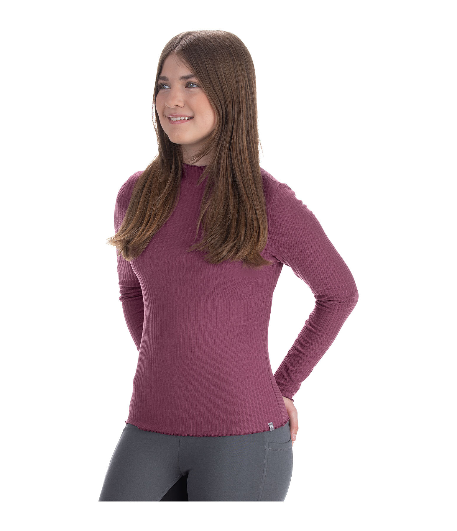 Maglia a maniche lunghe a costine per bambini Rita