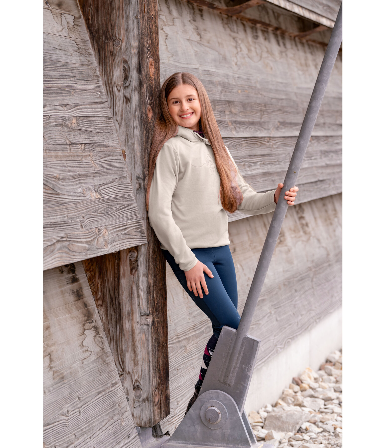 Felpa Performance Stretch con cappuccio per bambini Kerstin