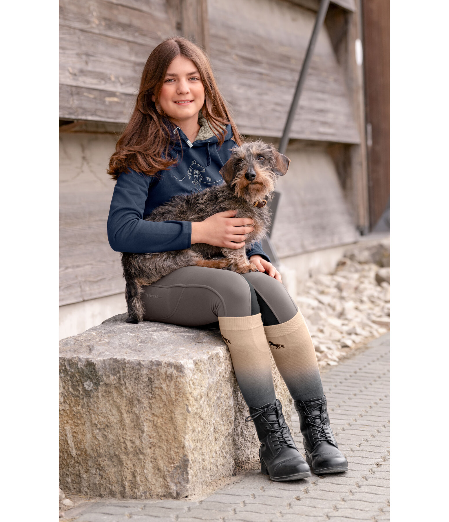 Felpa Performance Stretch con cappuccio per bambini Kerstin