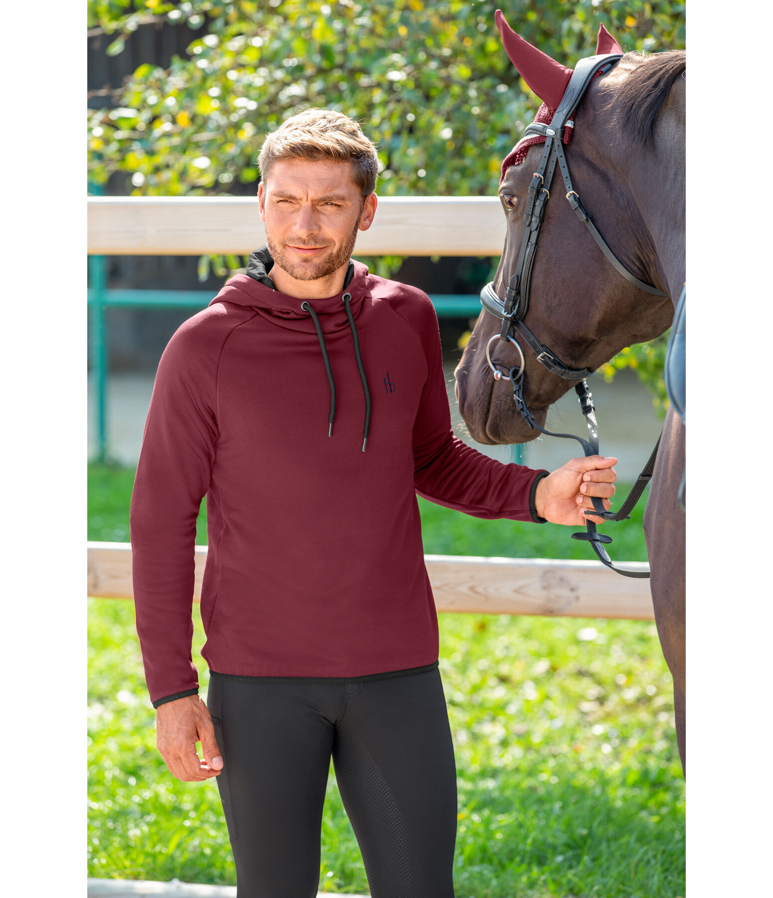 Felpa  Performance Stretch con cappuccio da uomo Madison