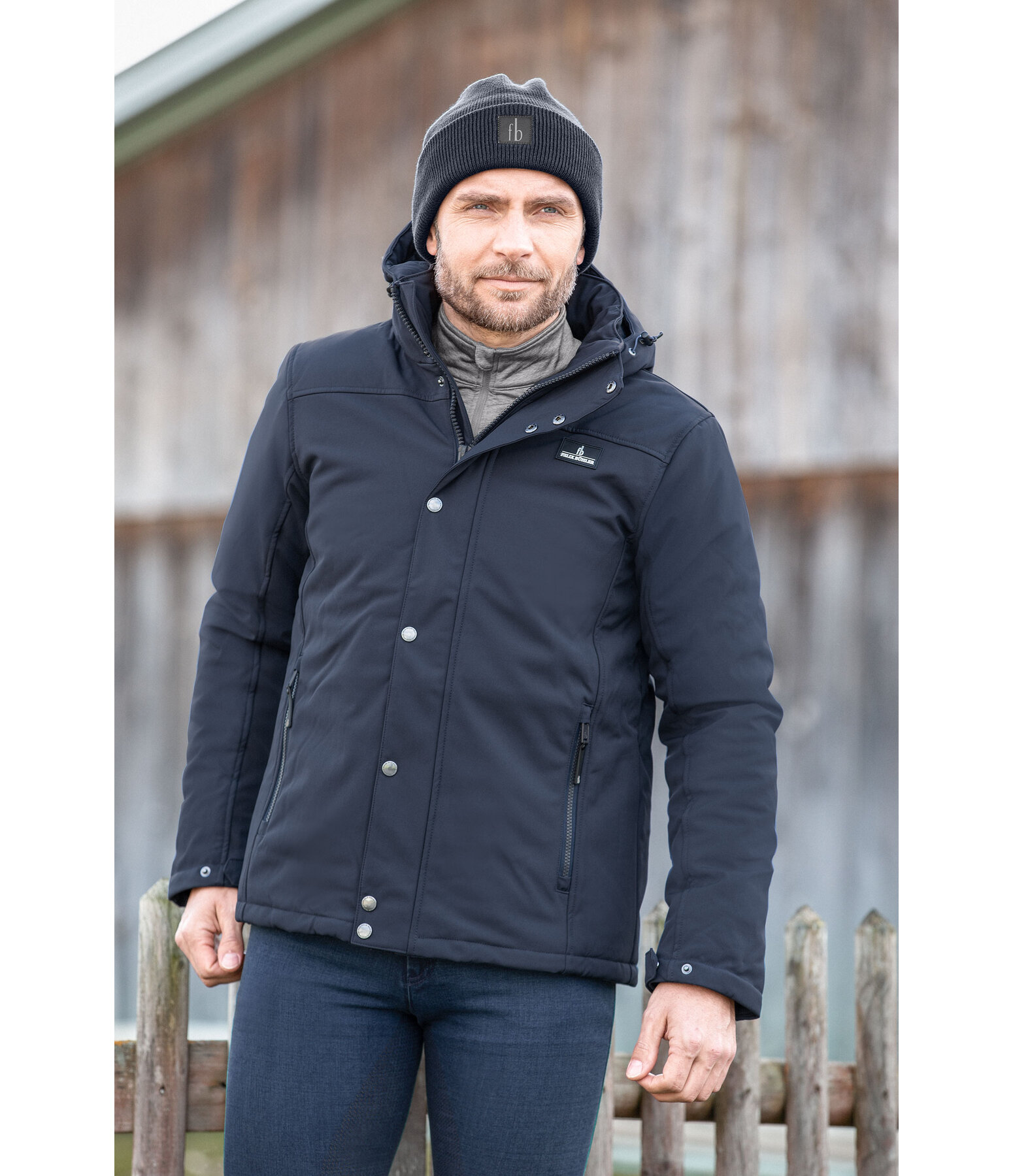 Giacca da equitazione invernale softshell da uomo Bozeman