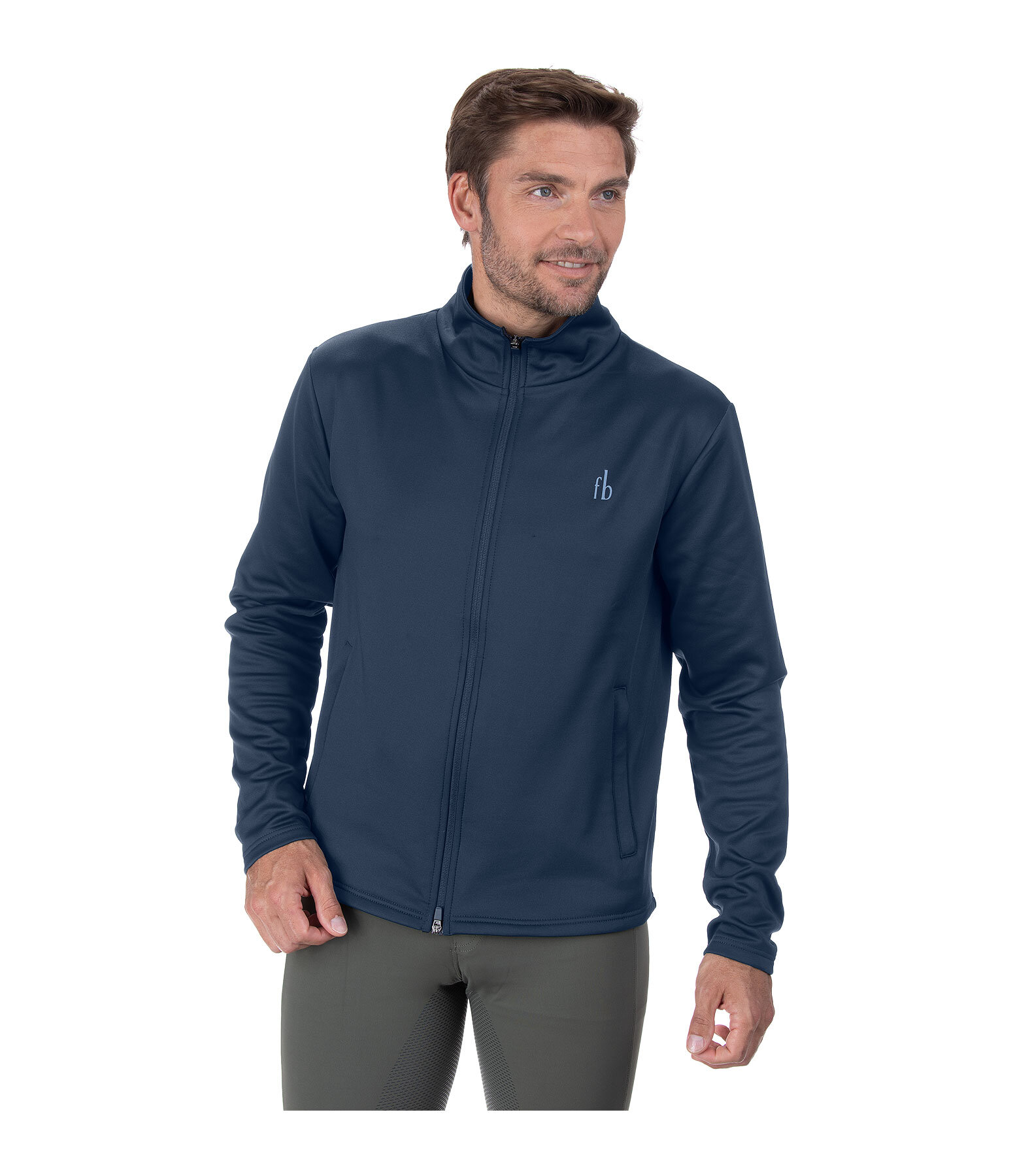 Felpa con zip Performance Stretch da uomo Louis