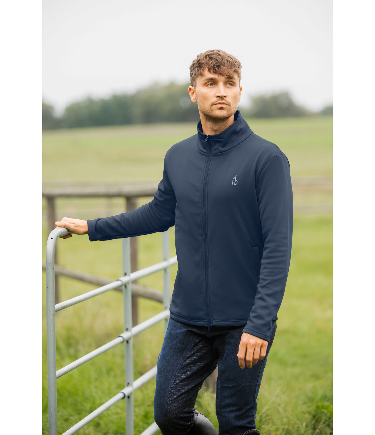 Felpa con zip Performance Stretch da uomo Louis