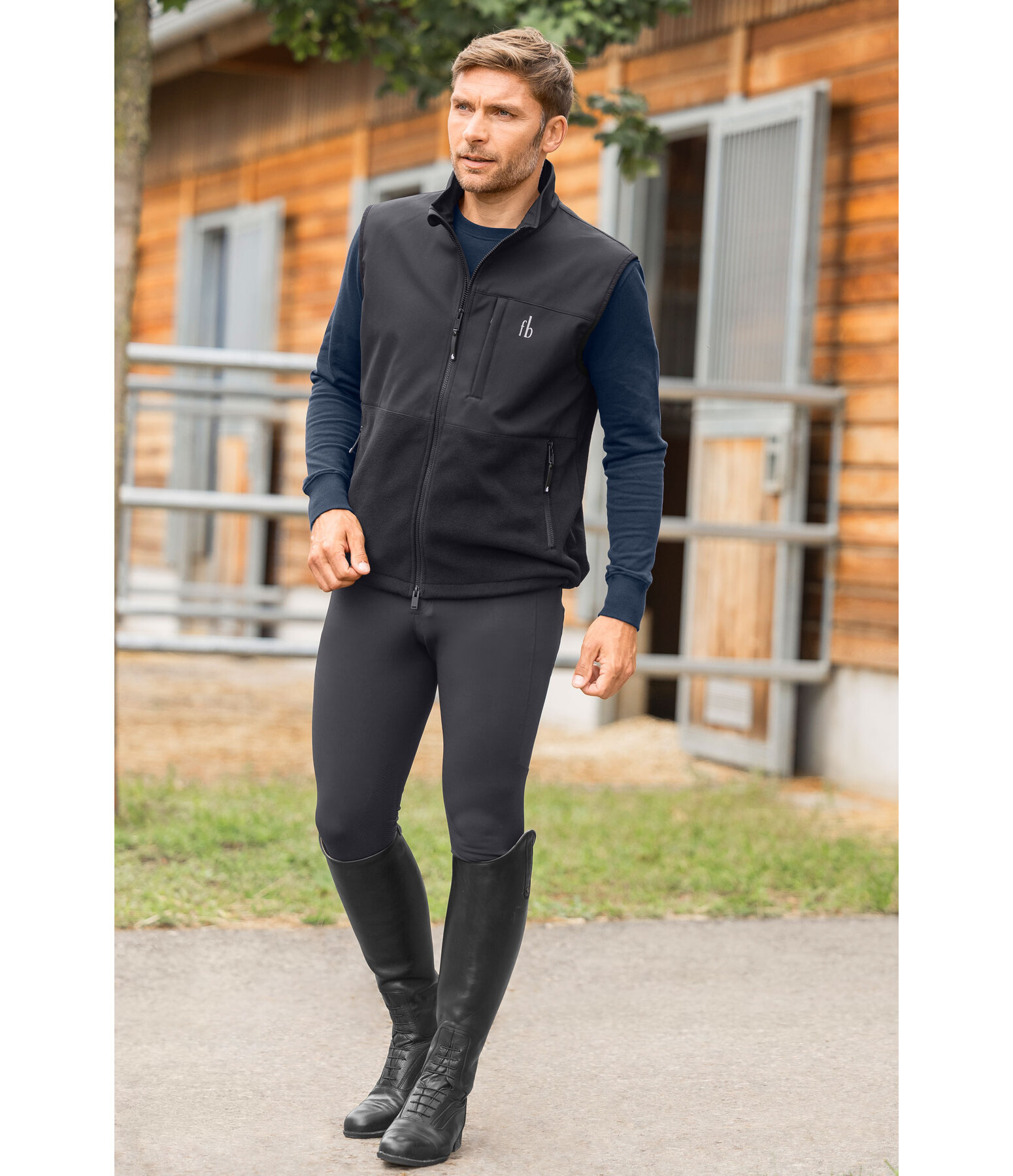 Gilet da equitazione combinato da uomo Chicago