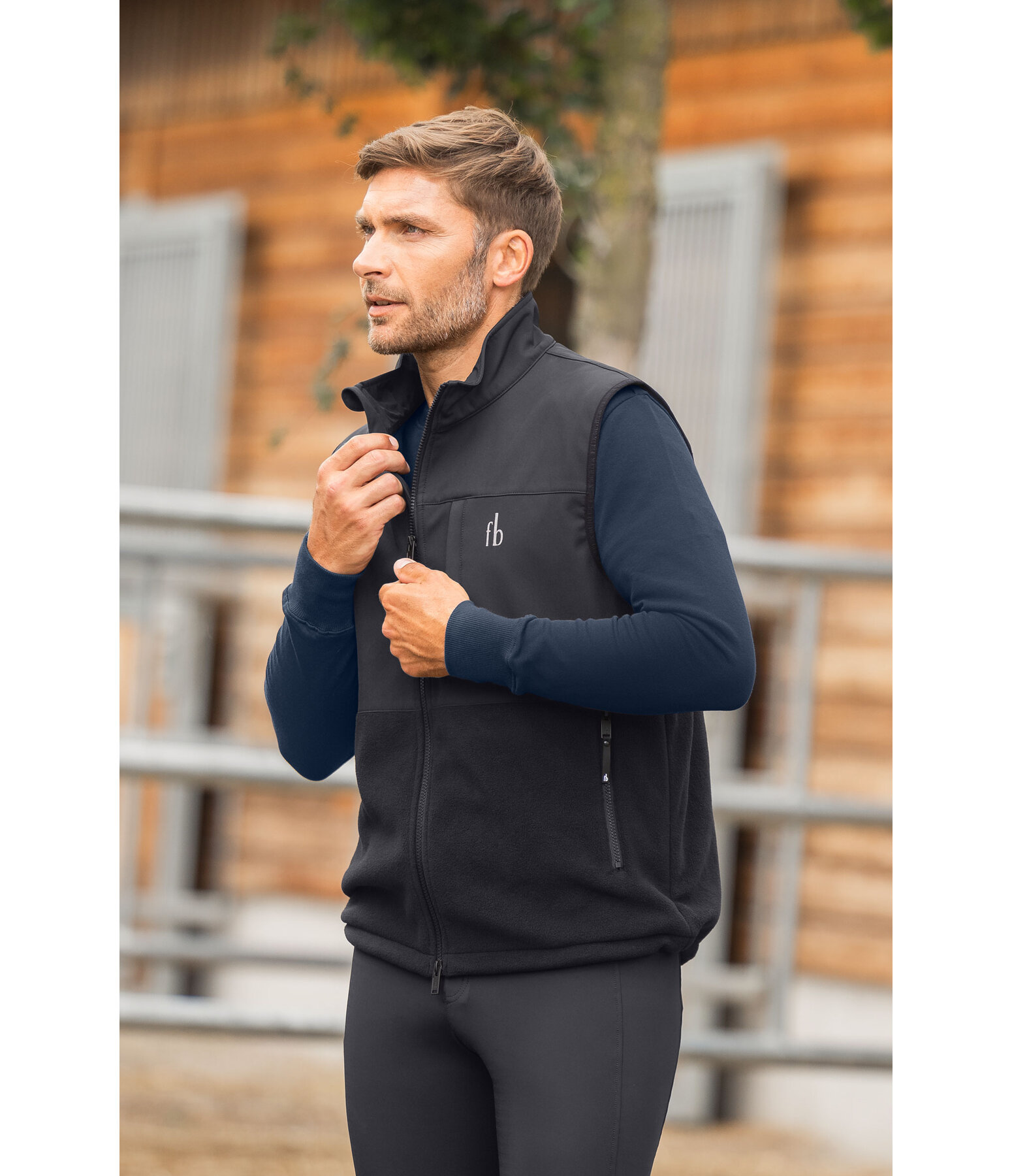Gilet da equitazione combinato da uomo Chicago