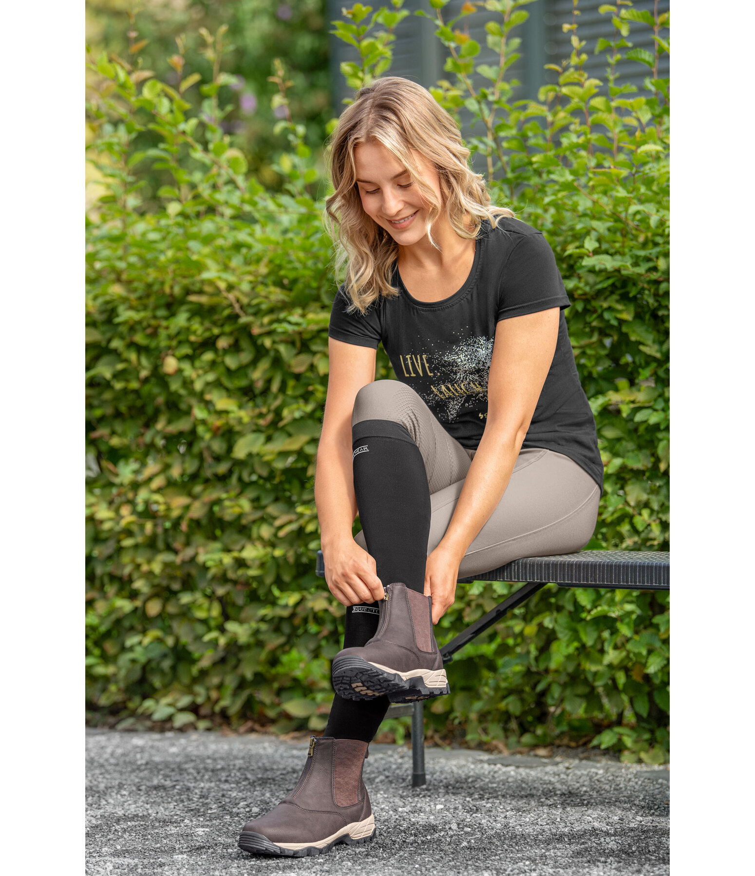 Stivaletti con cerniera Cosy