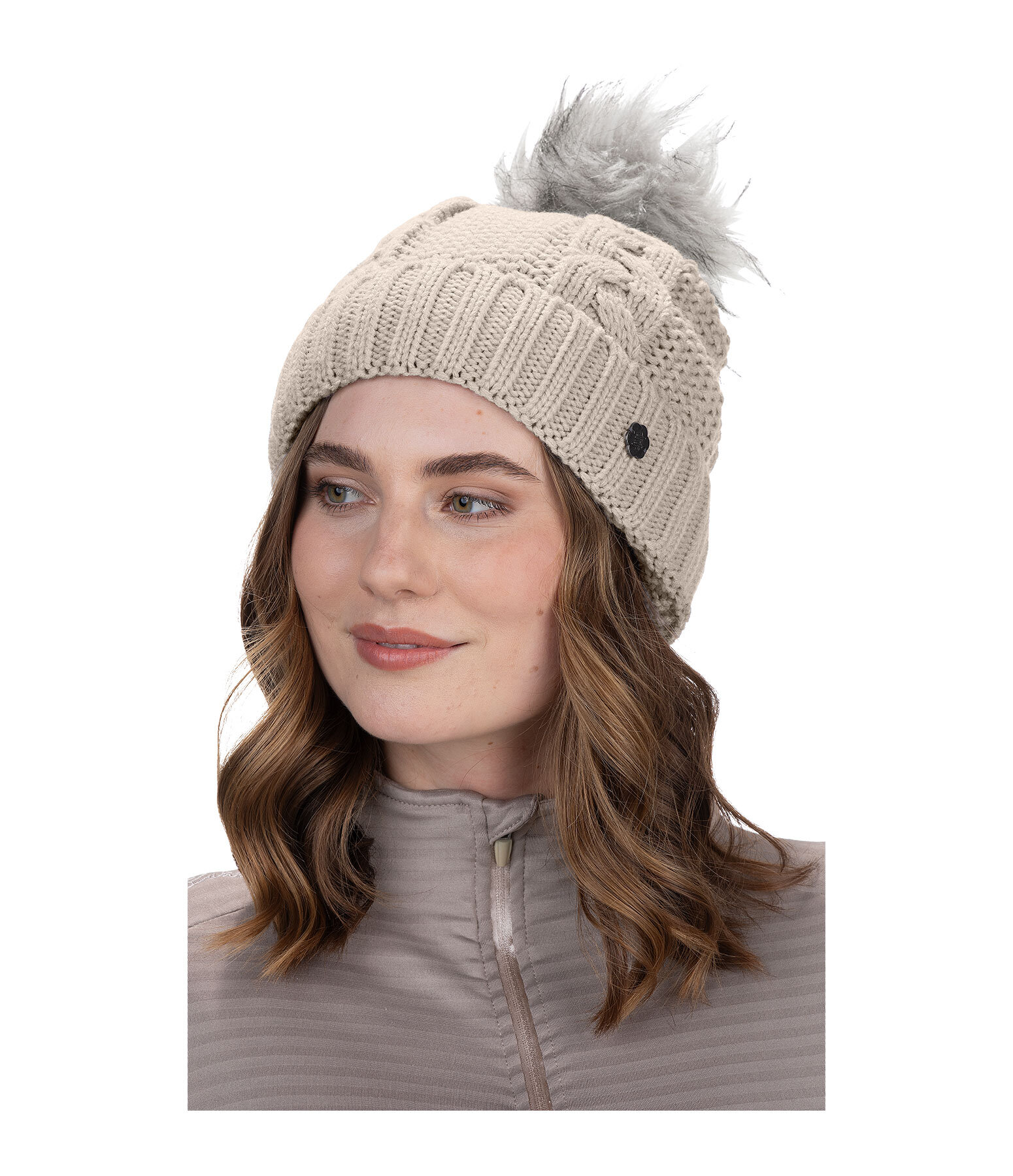 Berretto con pompon Inke