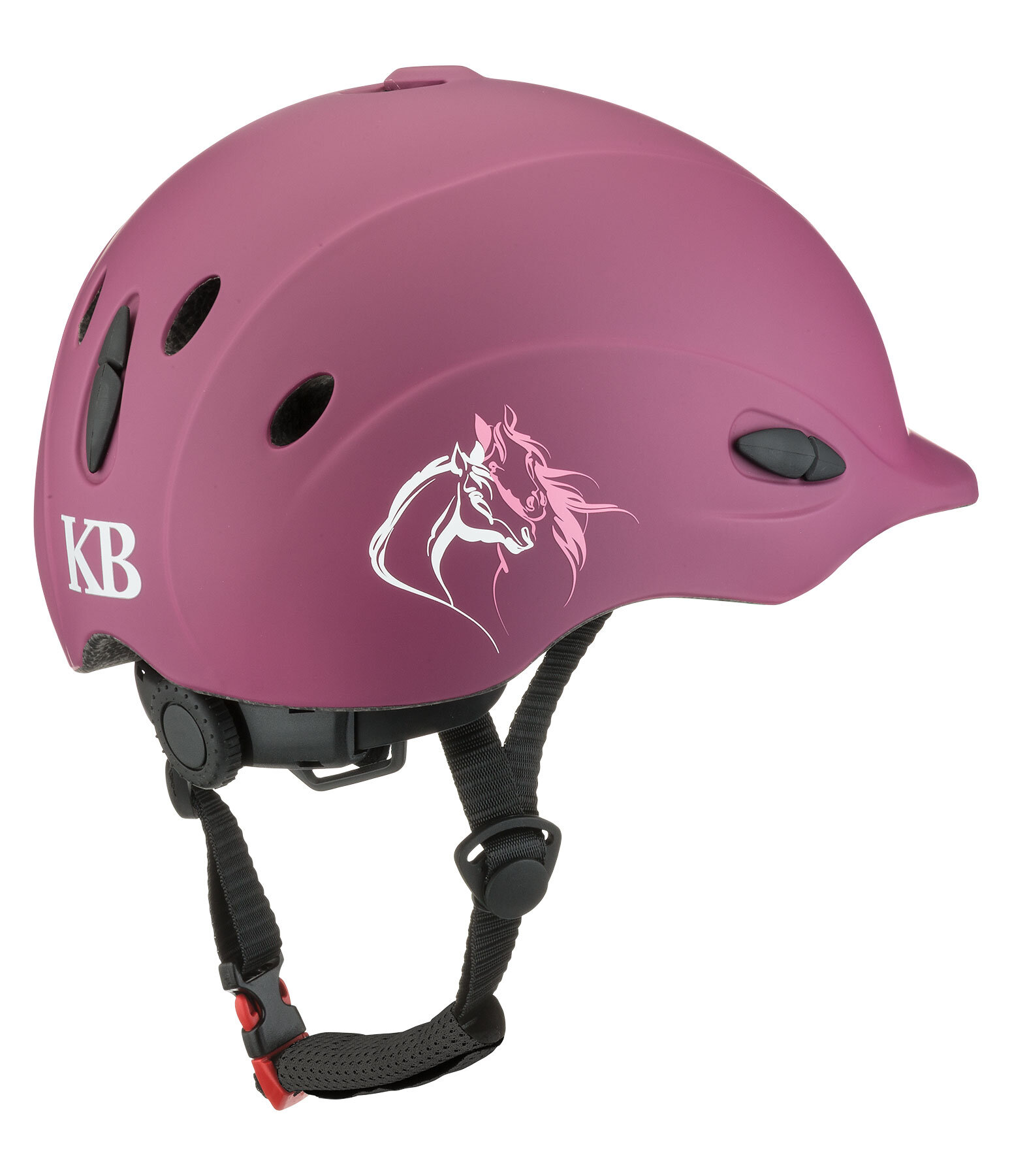 Casco da equitazione per bambini Sunny matt Horse Love