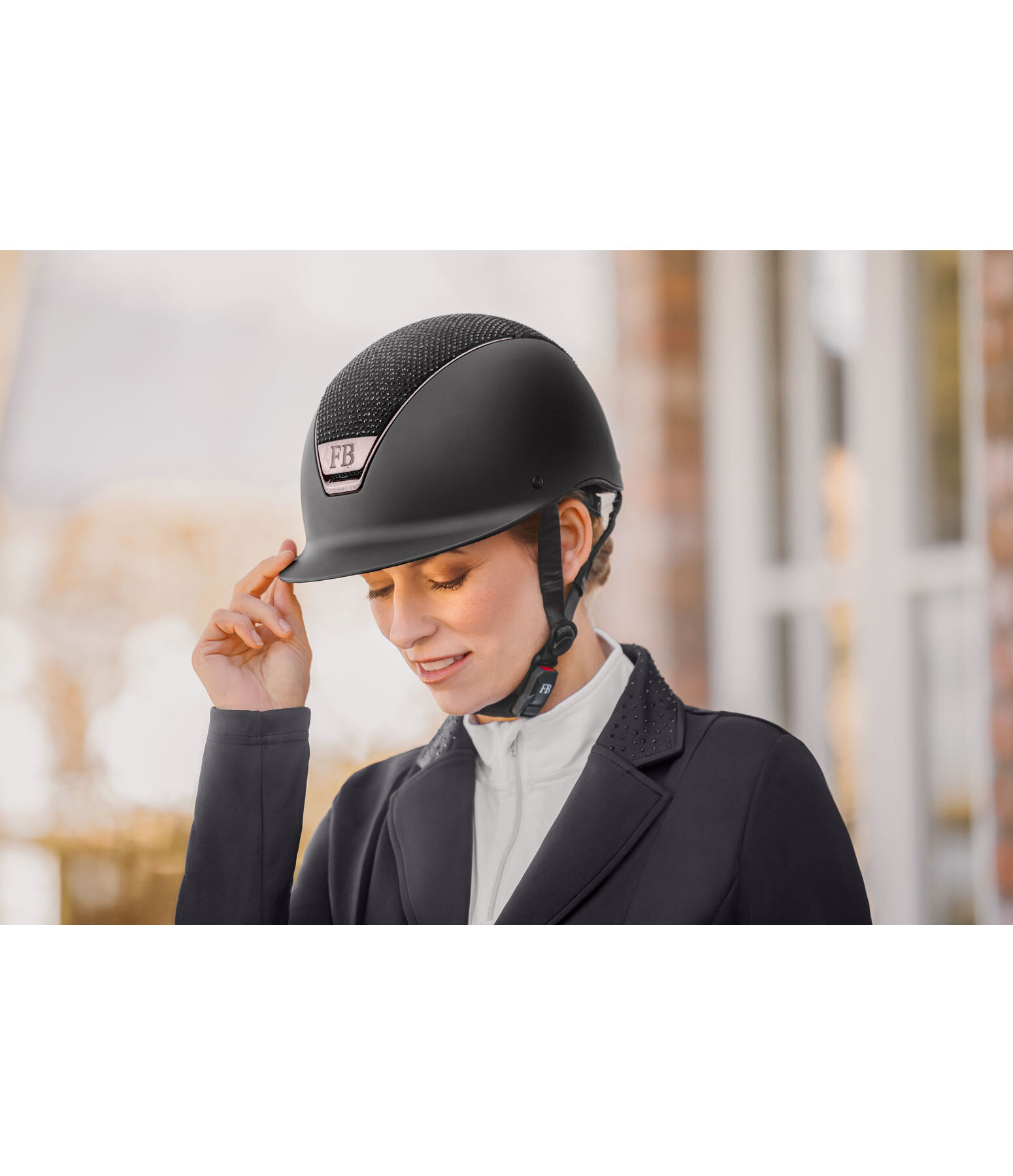 Casco da equitazione ProNova III Glamour
