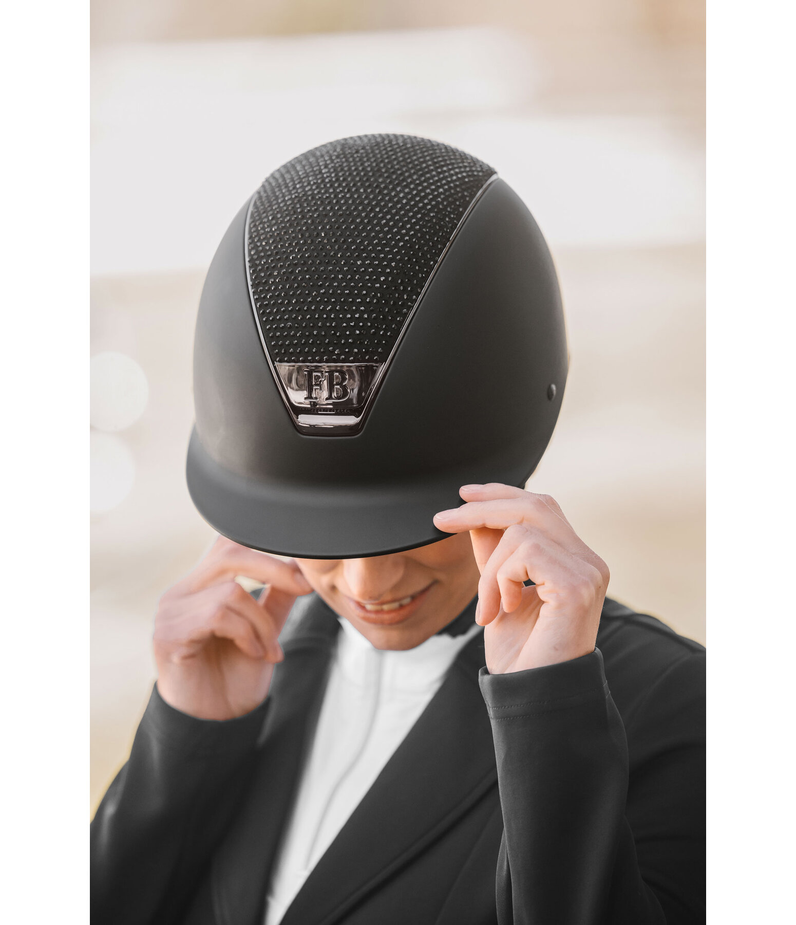 Casco da equitazione ProNova III Glamour