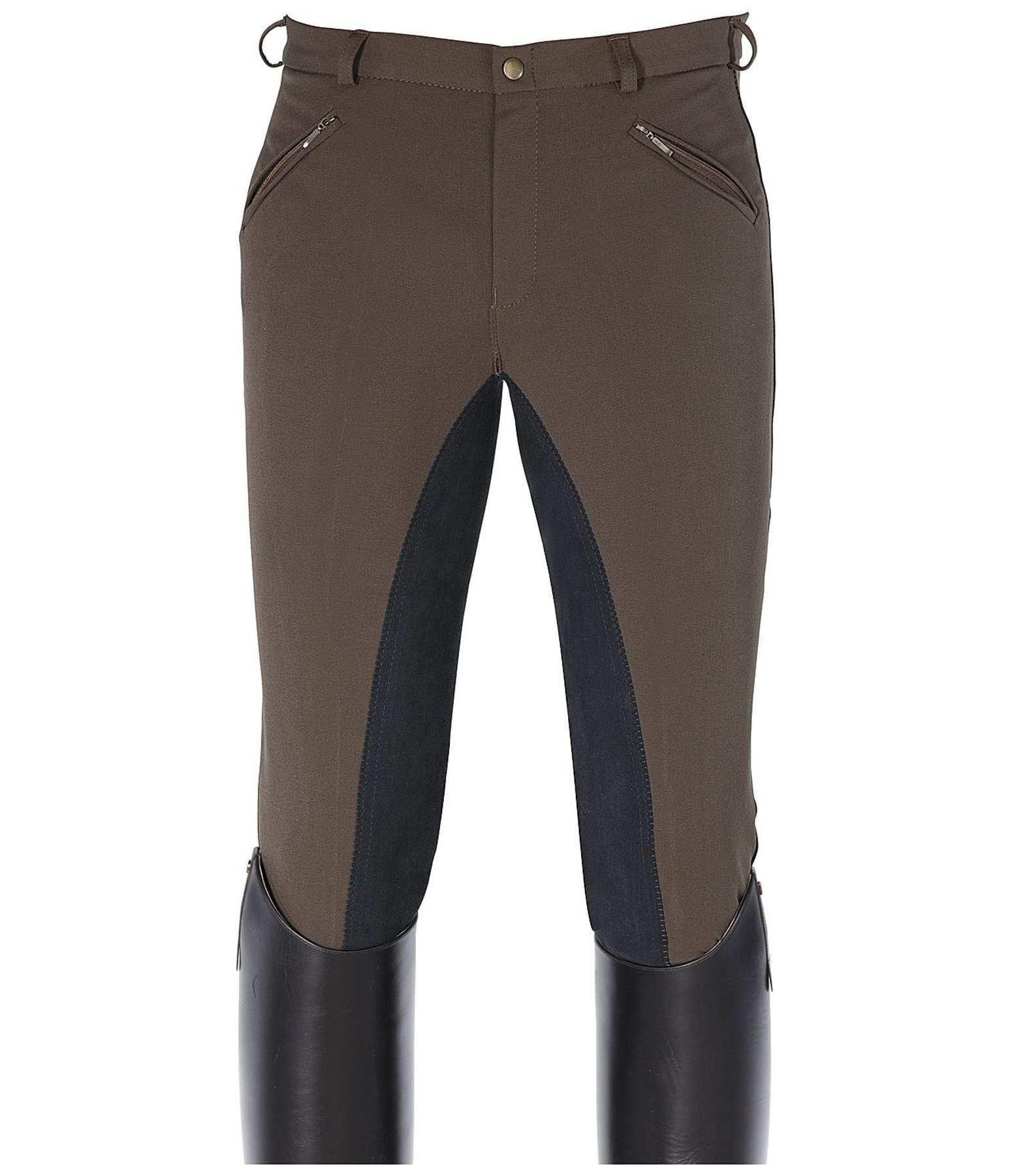 Pantaloni da equitazione da uomo full seat super stretch Leon
