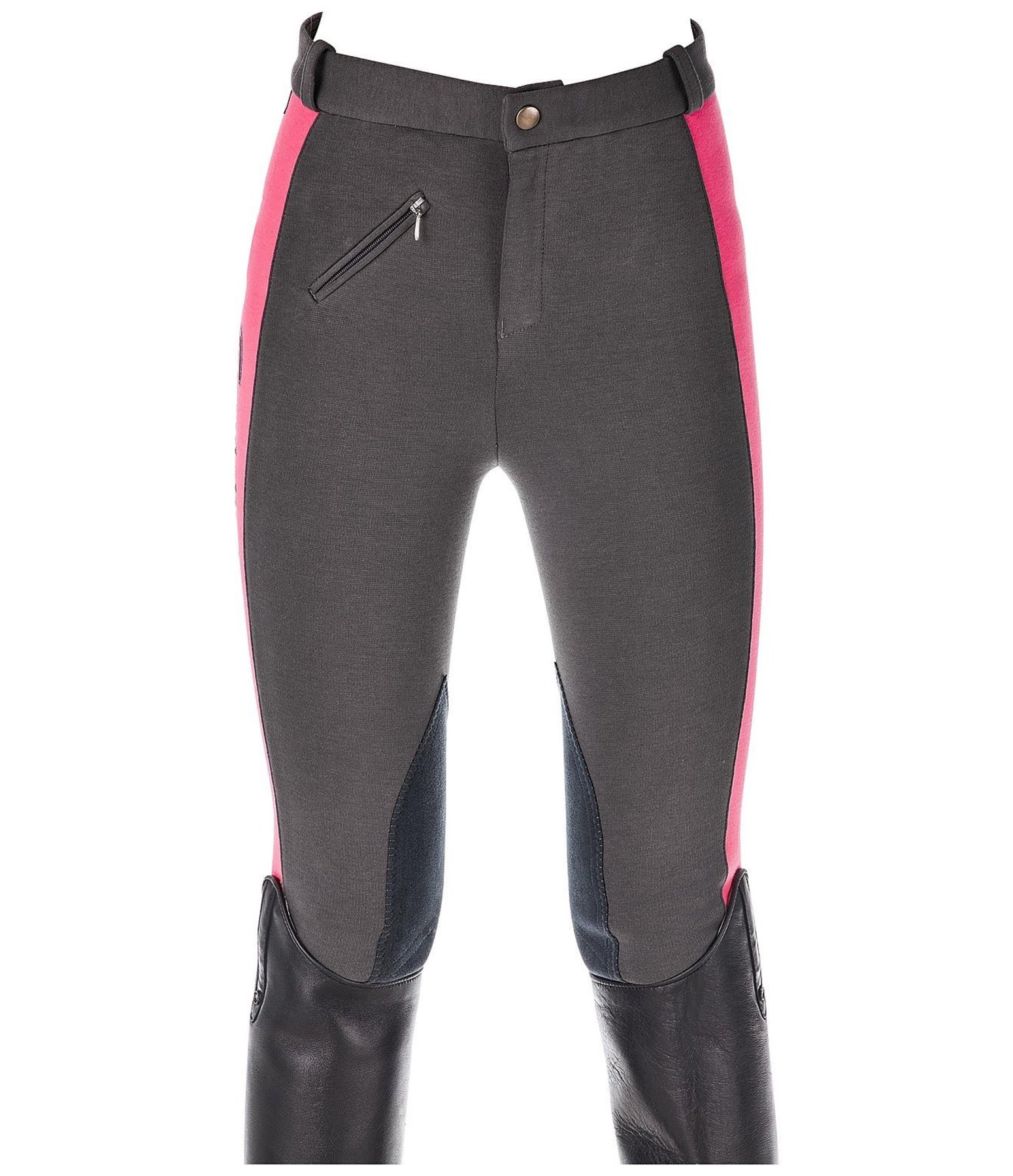 Pantaloni da equitazione con grip al ginocchio per bambini Cora