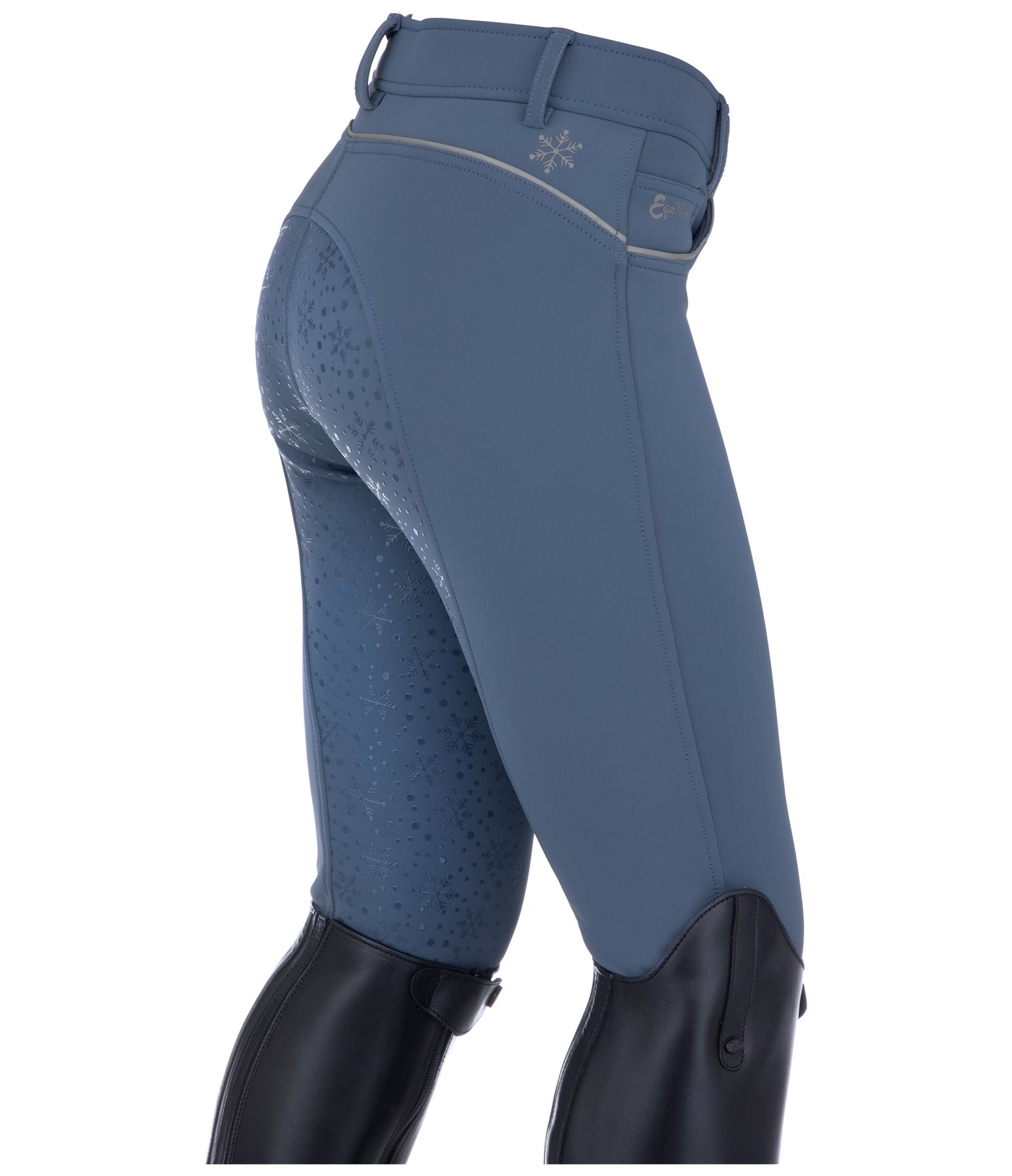 Pantaloni da equitazione per bambini termici full grip Caitlyn