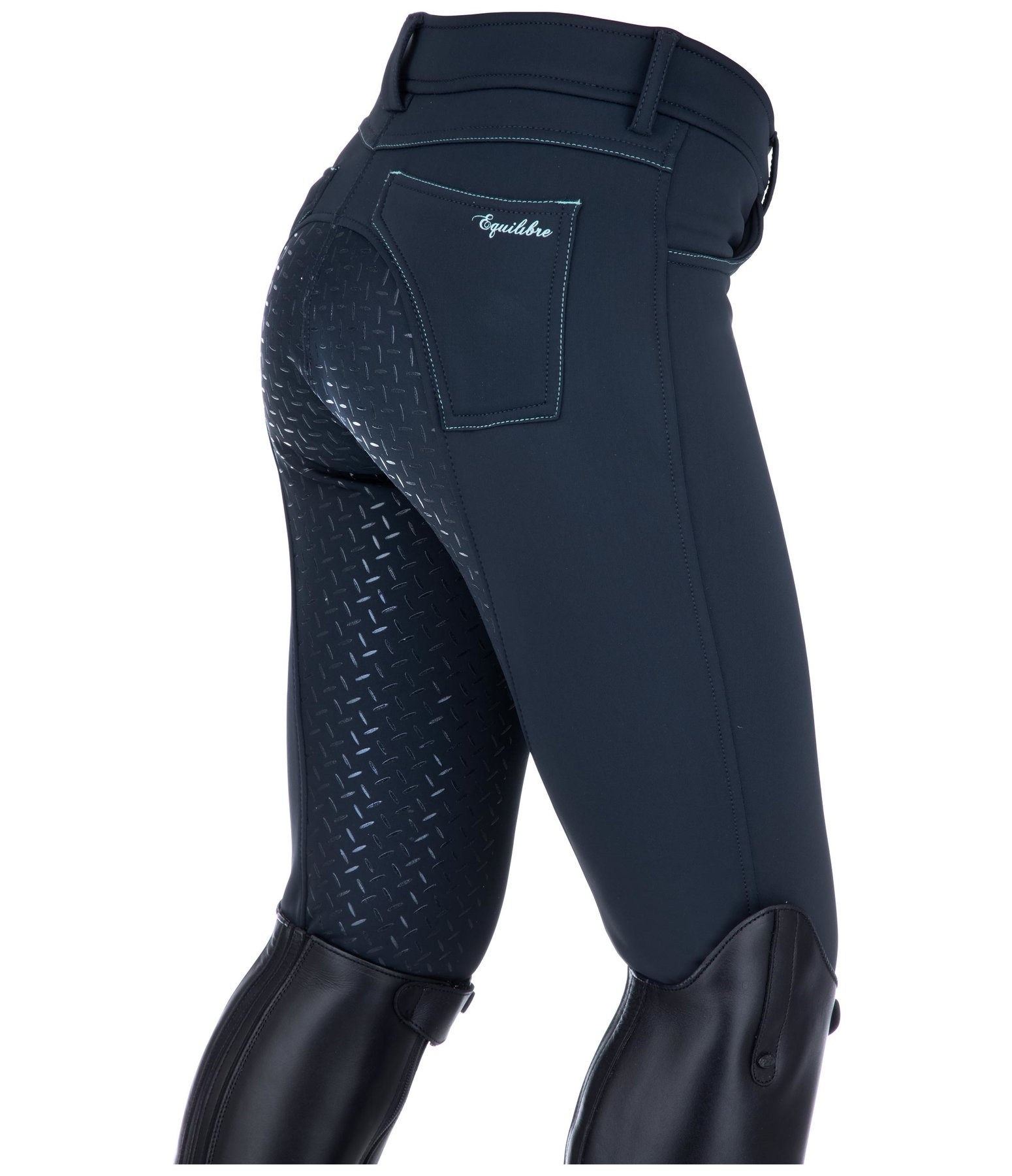 Pantaloni da equitazione termici full grip per bambini Malena