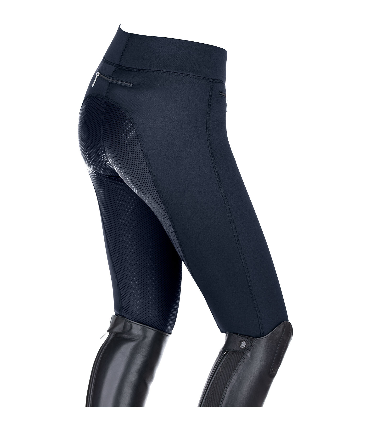 Leggings da equitazione termici full grip per bambini Elina