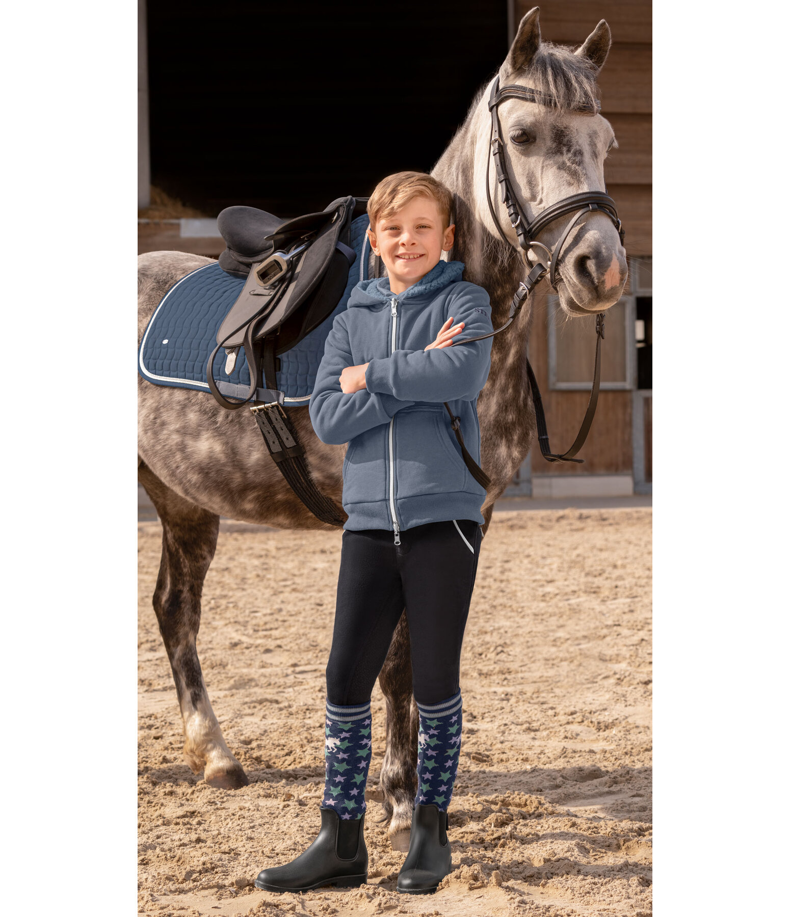 Pantaloni da equitazione full grip per bambini Sidney