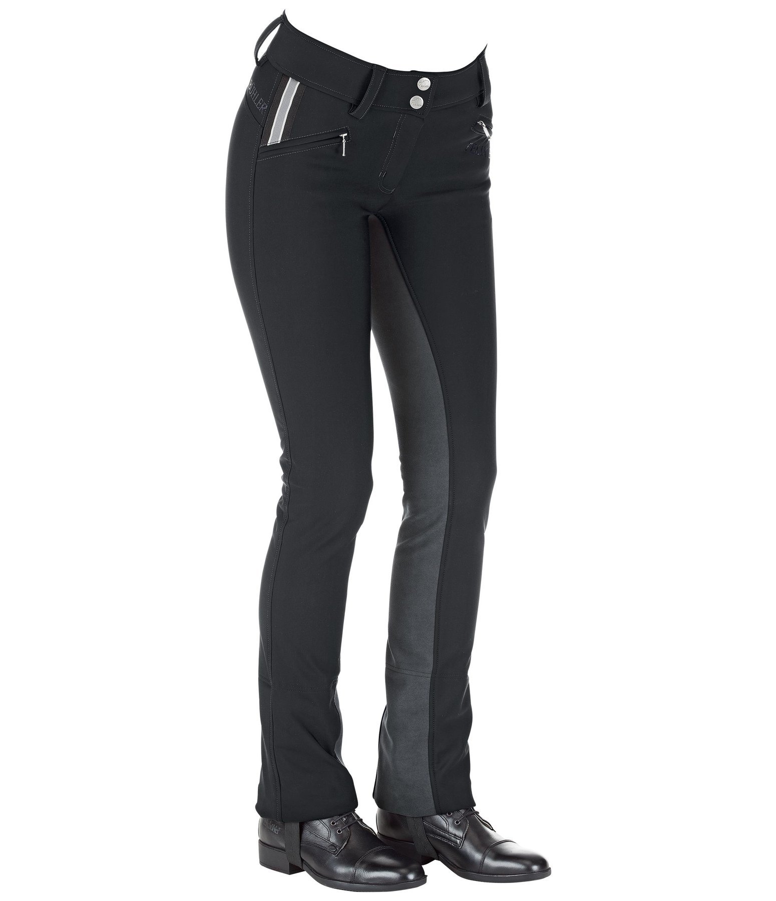 Pantaloni da equitazione jodhpur softshell full grip Kathleen