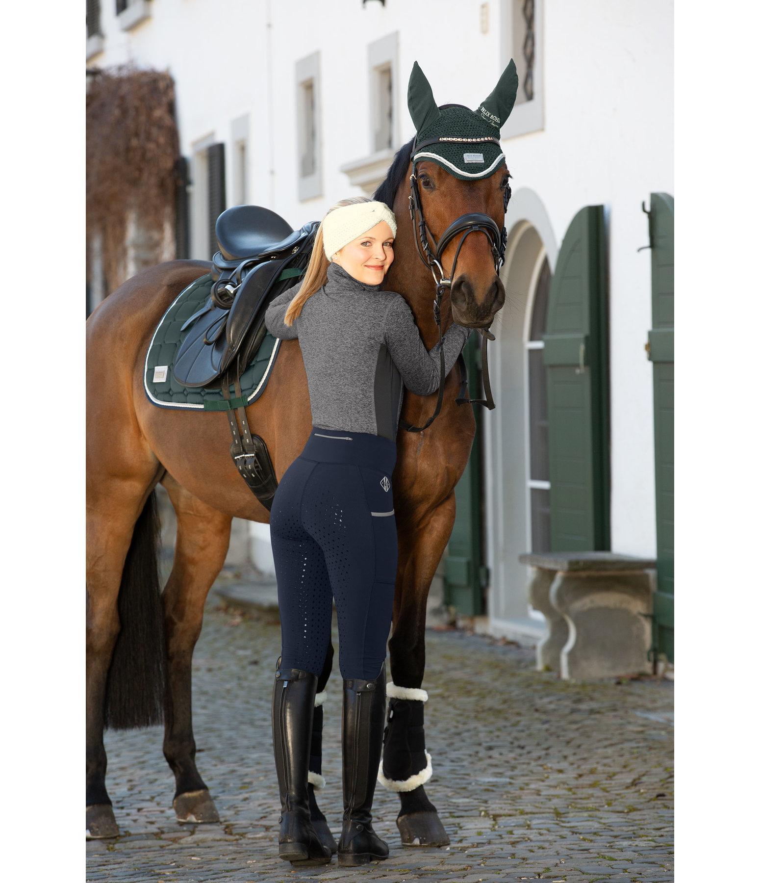 Leggings da equitazione full grip Anneke