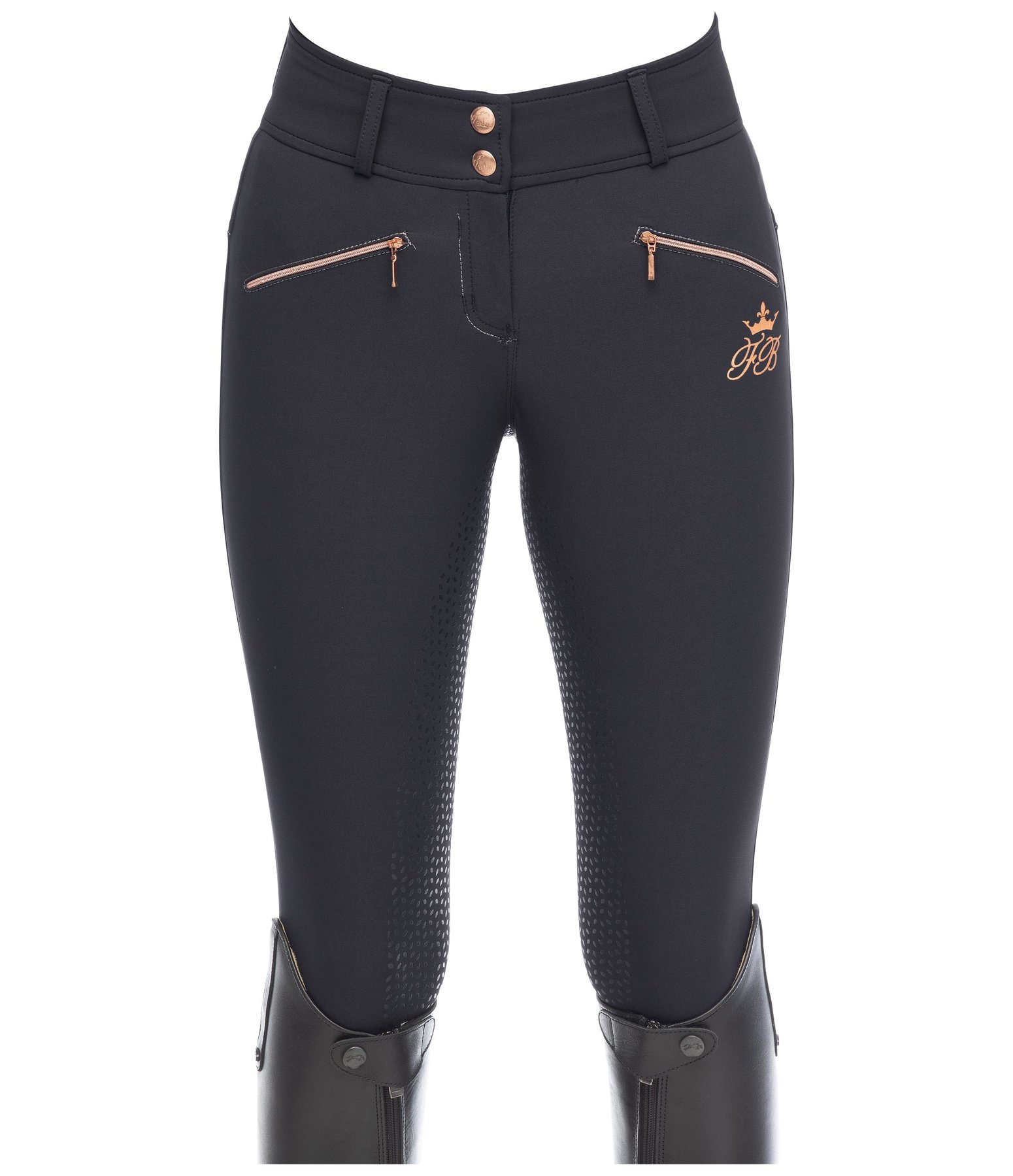Pantaloni da equitazione a vita alta full grip Catherine