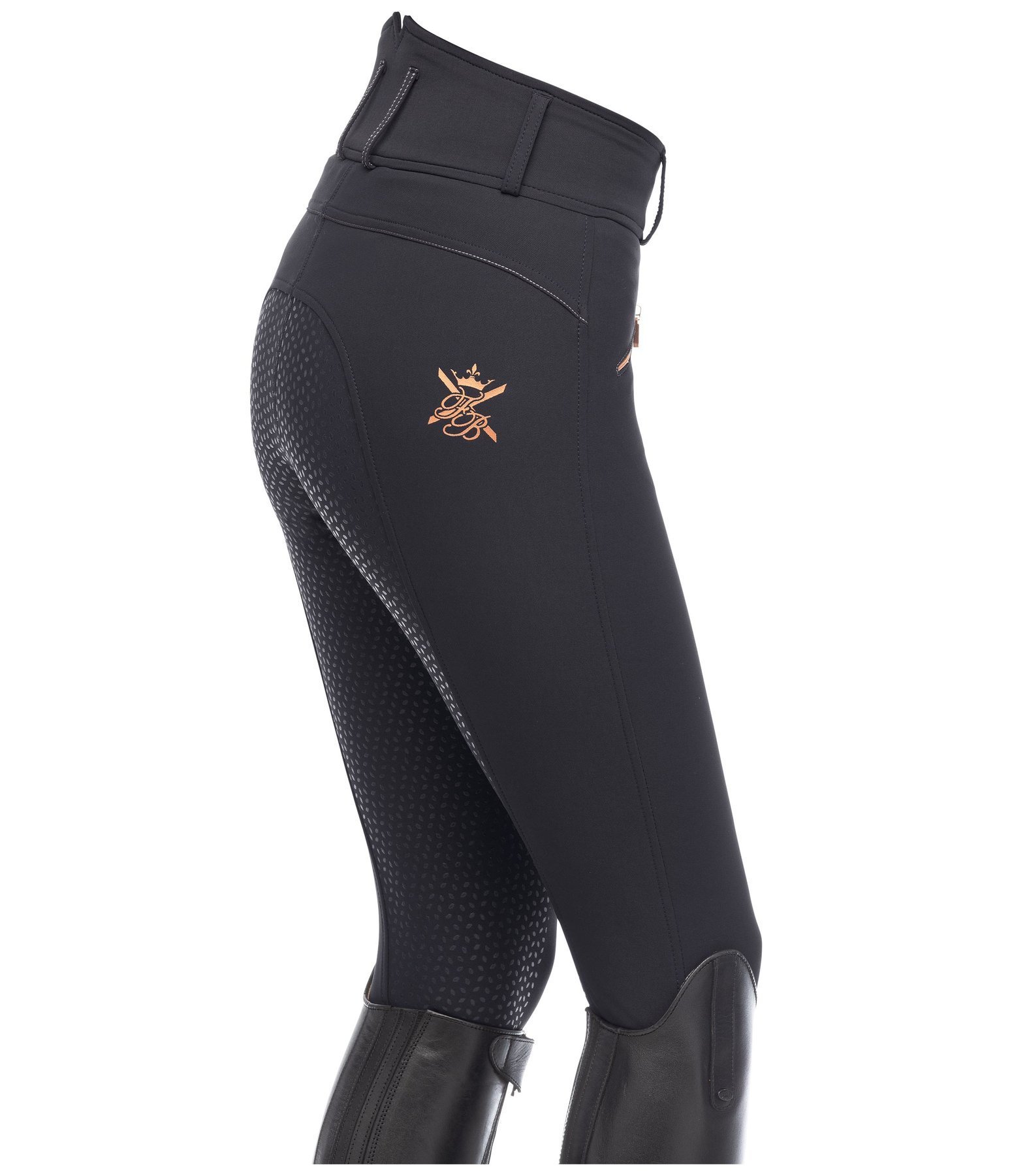 Pantaloni da equitazione a vita alta full grip Catherine