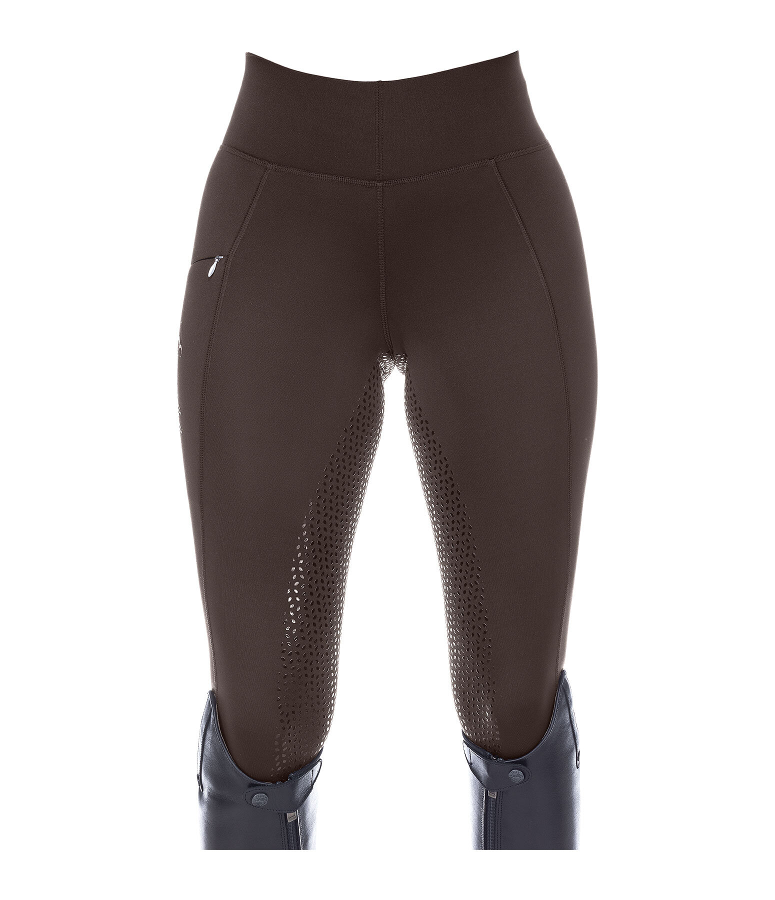 Leggings da equitazione termici full grip Hermine