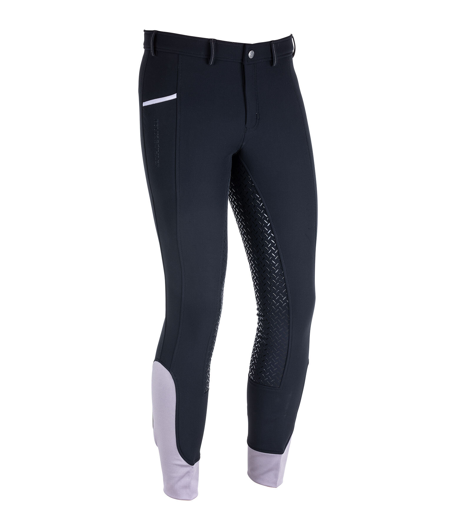 Pantaloni da equitazione softshell da uomo full grip Oliver