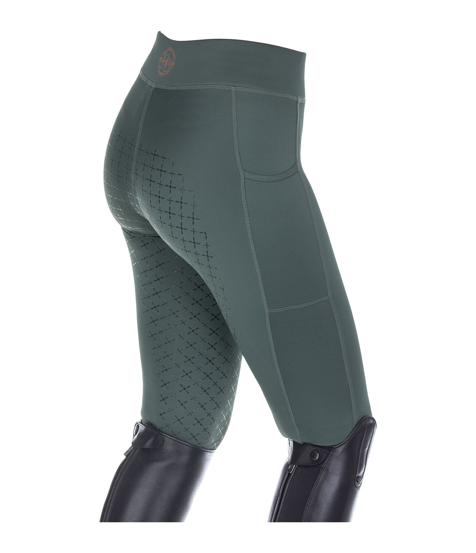 Leggings da equitazione termici full grip per bambini Lene II