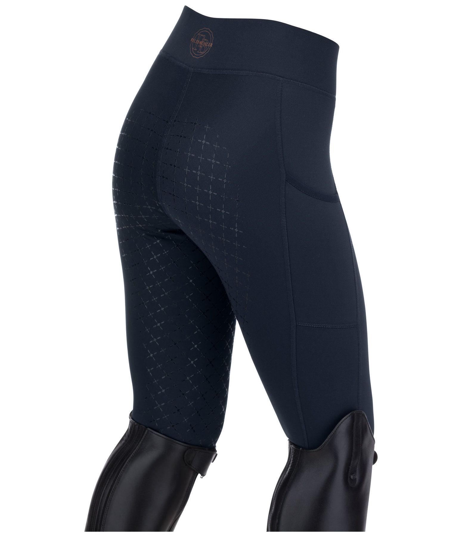 Leggings da equitazione termici full grip per bambini Lene II