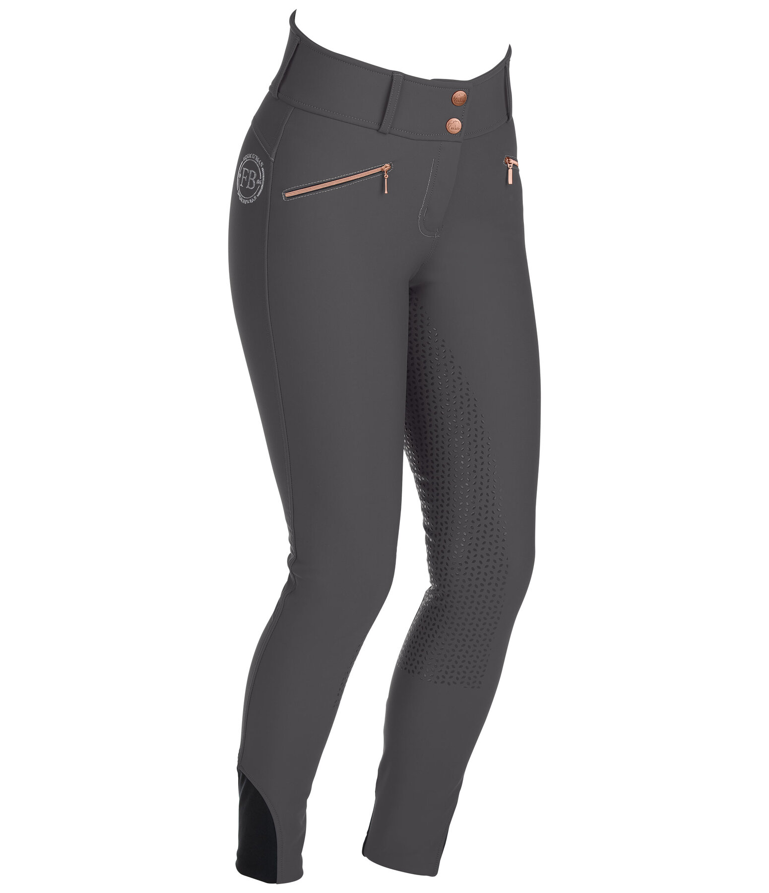 Pantaloni da equitazione a vita alta softshell full grip Ariana