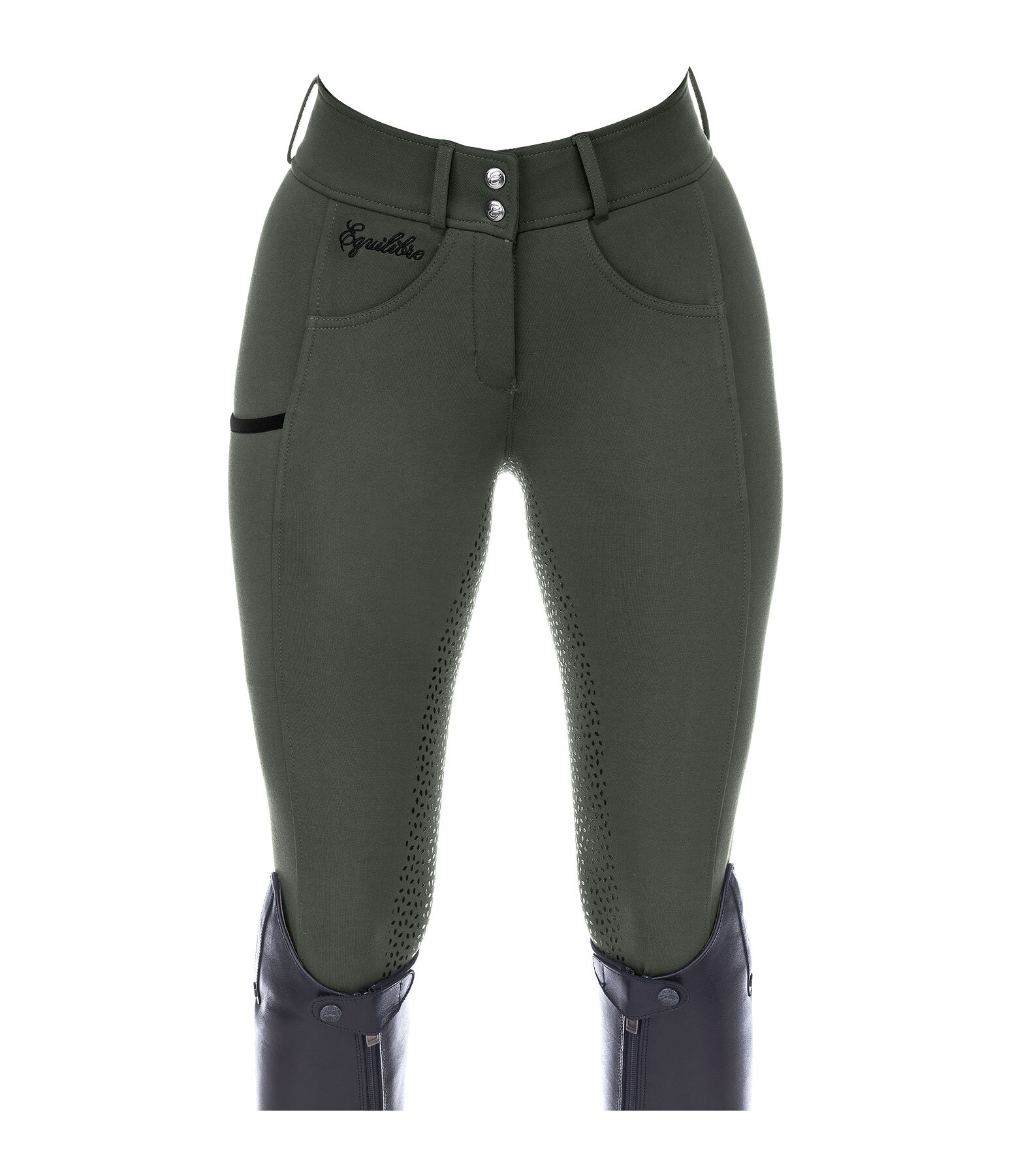 Pantaloni da equitazione a vita alta full grip Juliane