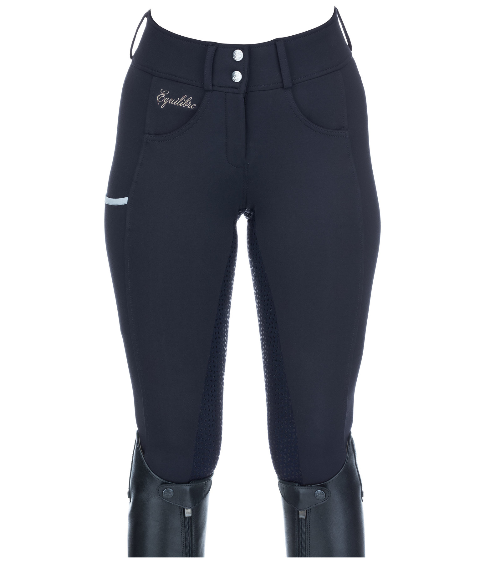 Pantaloni da equitazione full grip a vita alta comfort Juliane