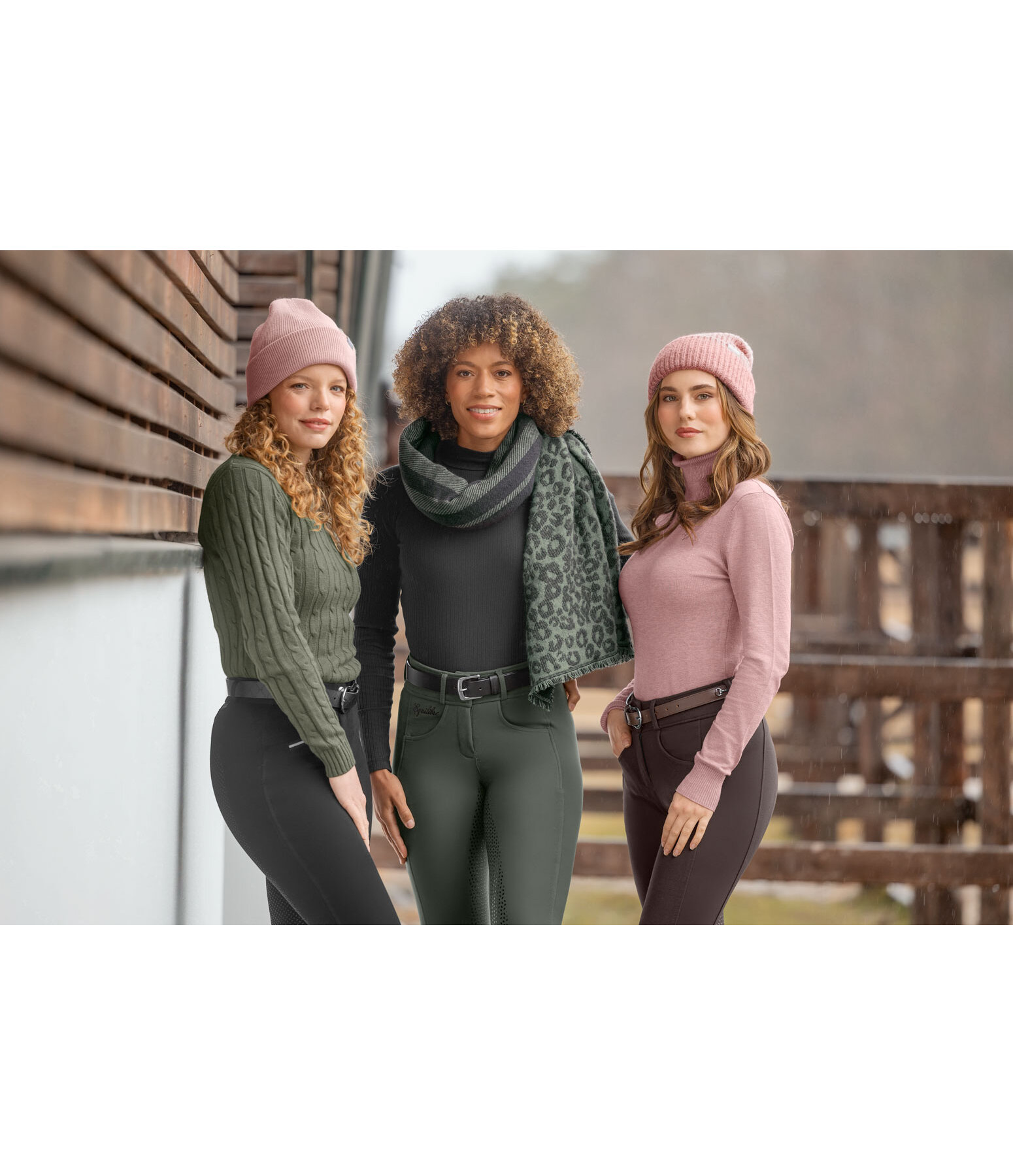 Pantaloni da equitazione a vita alta full grip Juliane