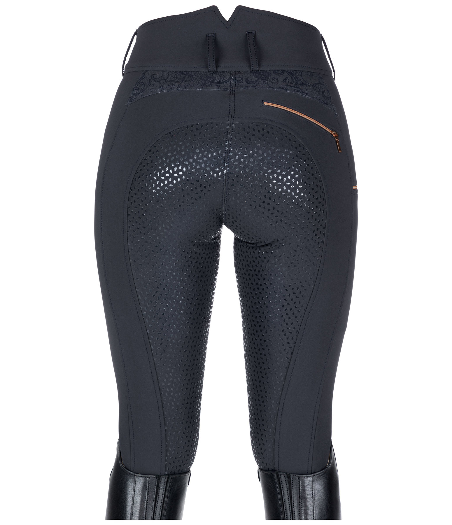 Pantaloni da equitazione full grip a vita alta Evelyn