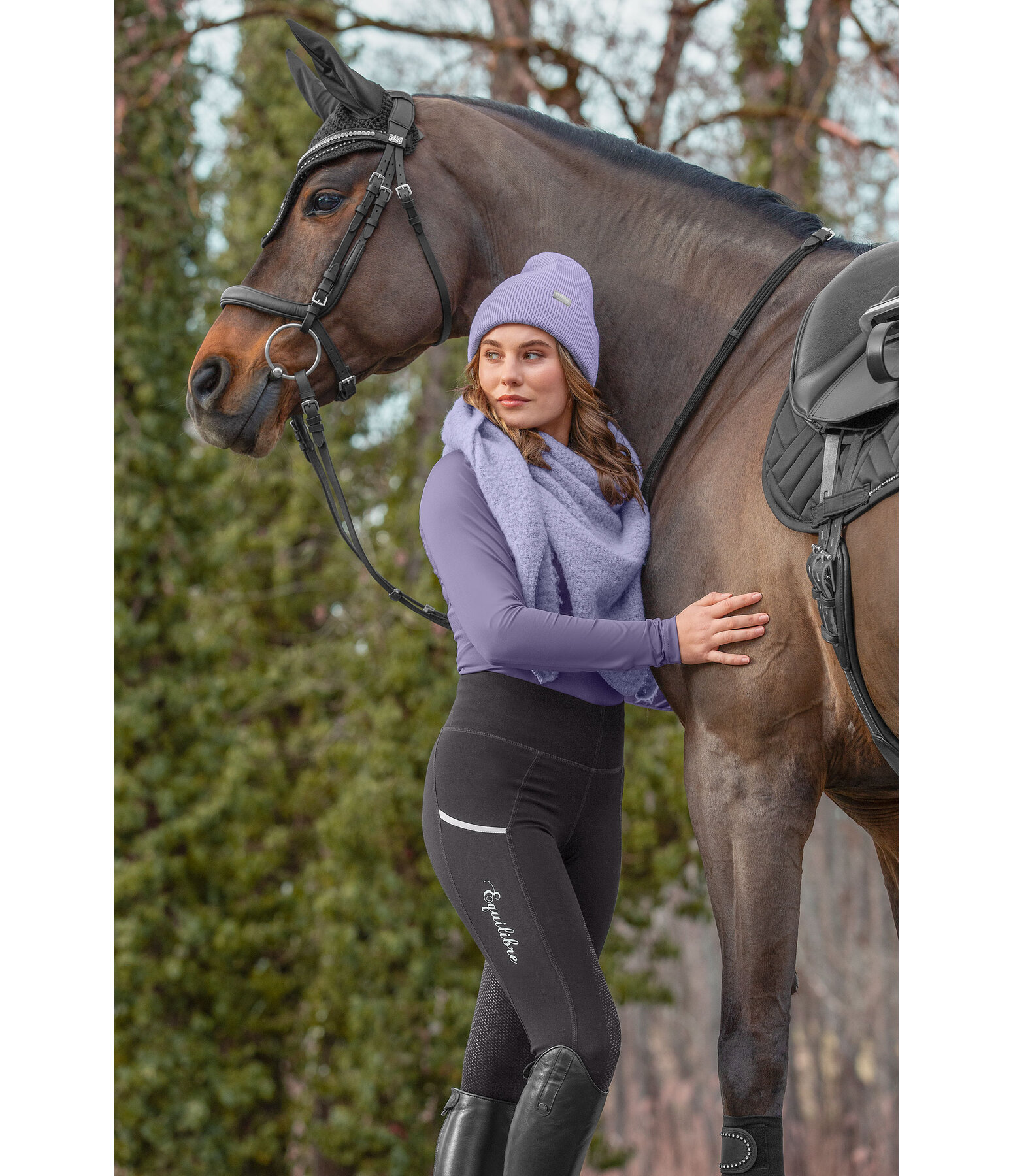 Leggings da equitazione full grip Isabelle