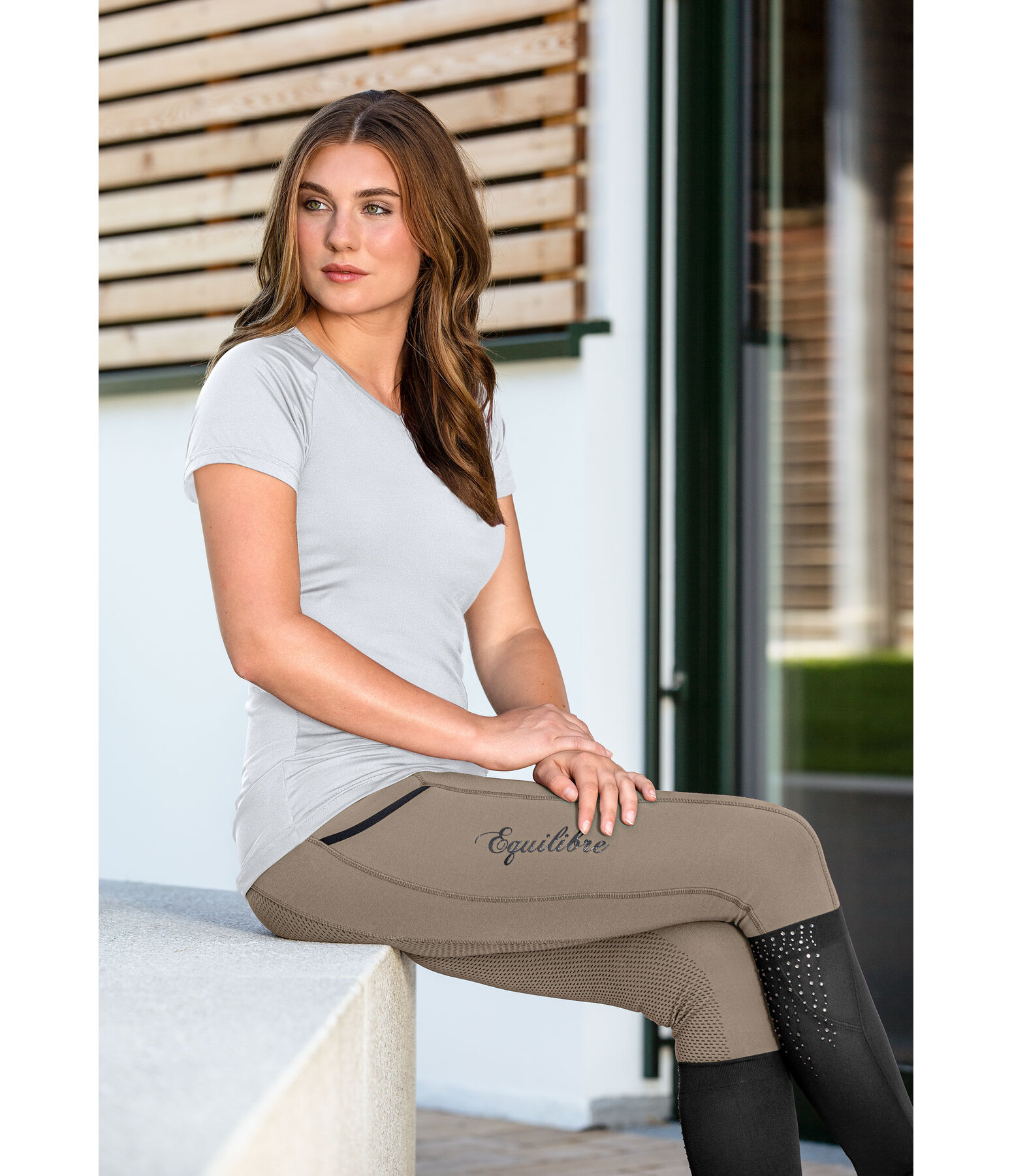 Leggings da equitazione full grip Isabelle