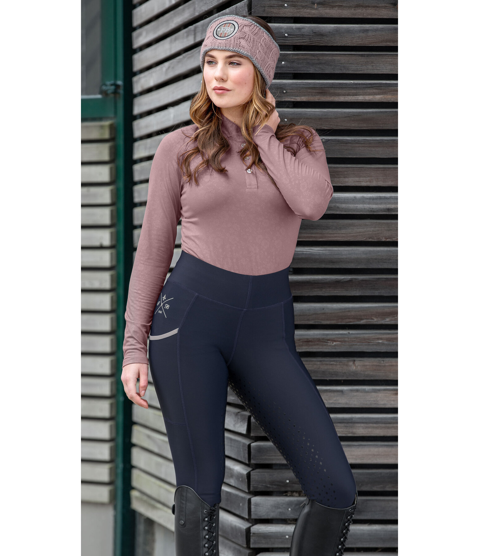 Leggings da equitazione full grip Liliana II