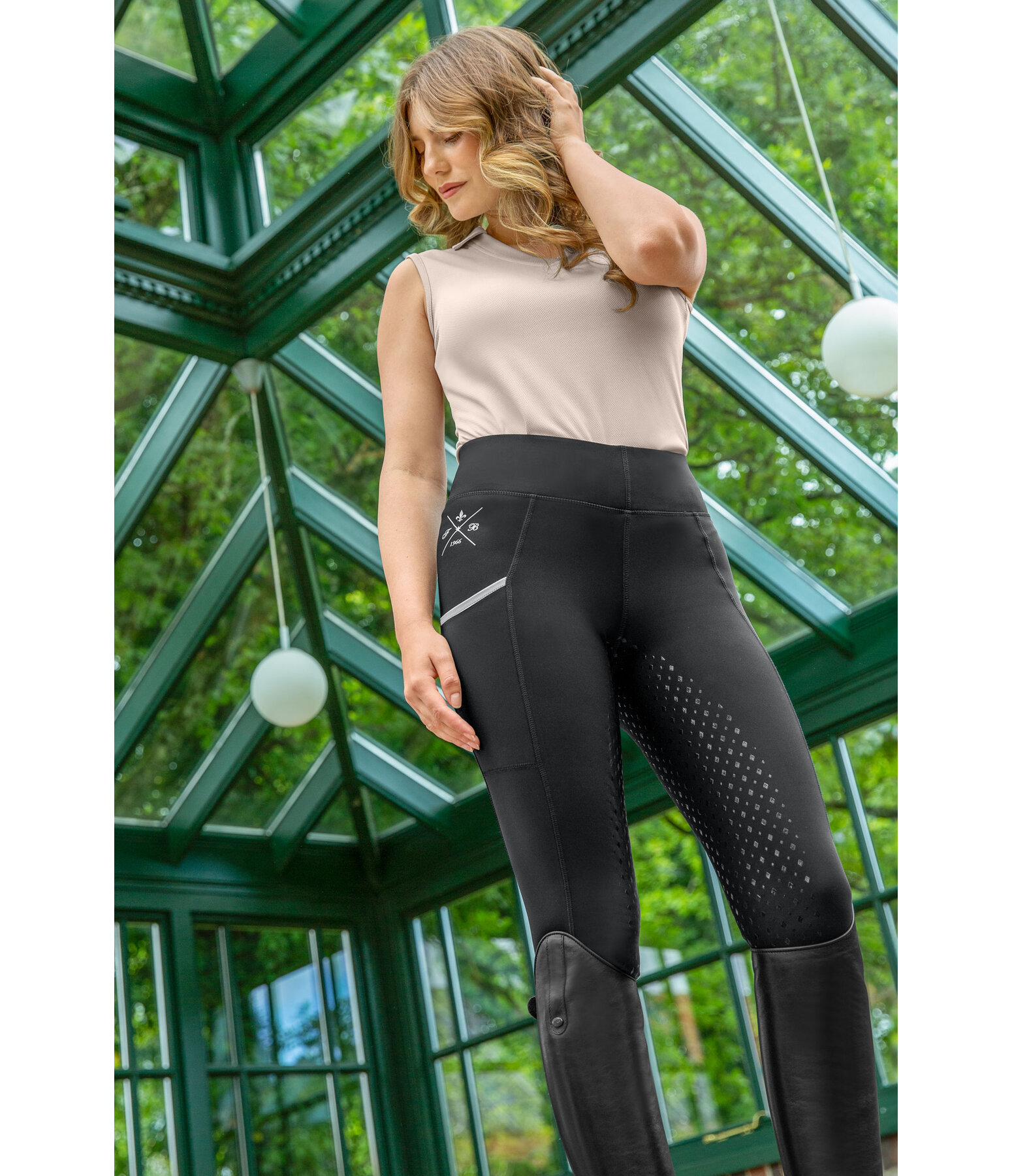 Leggings da equitazione full grip Liliana II