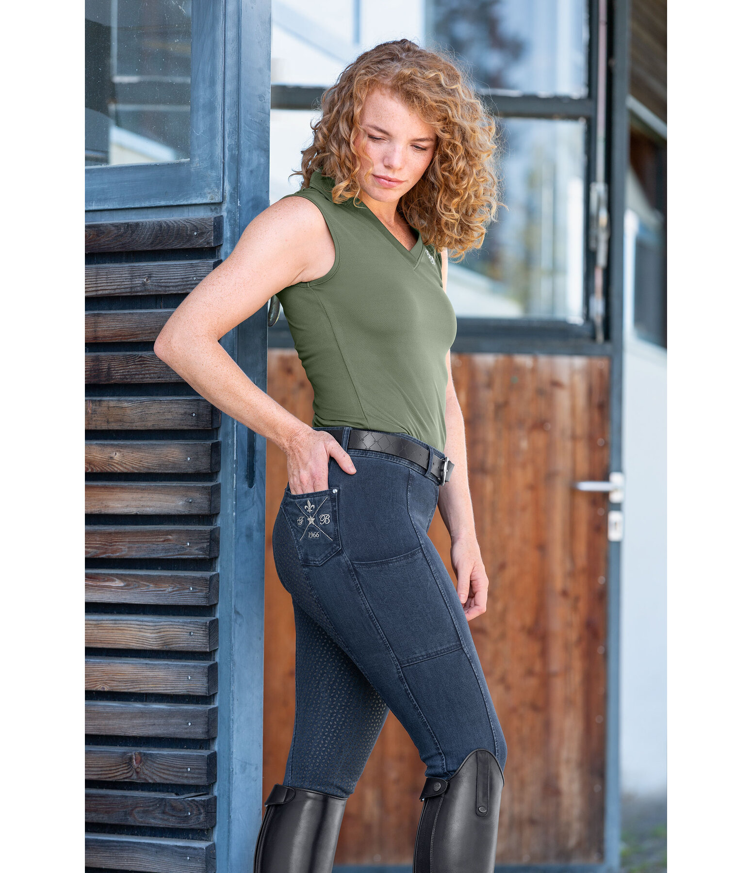 Jeans da equitazione full grip Estelle