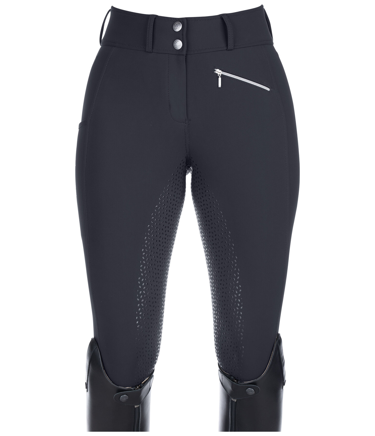 Pantaloni da equitazione termici pro a vita alta full grip Elodie