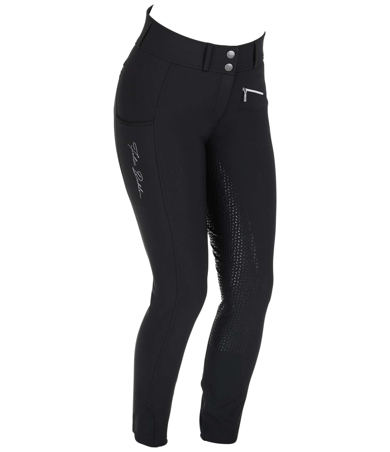 Pantaloni da equitazione termici a vita alta full grip Elodie