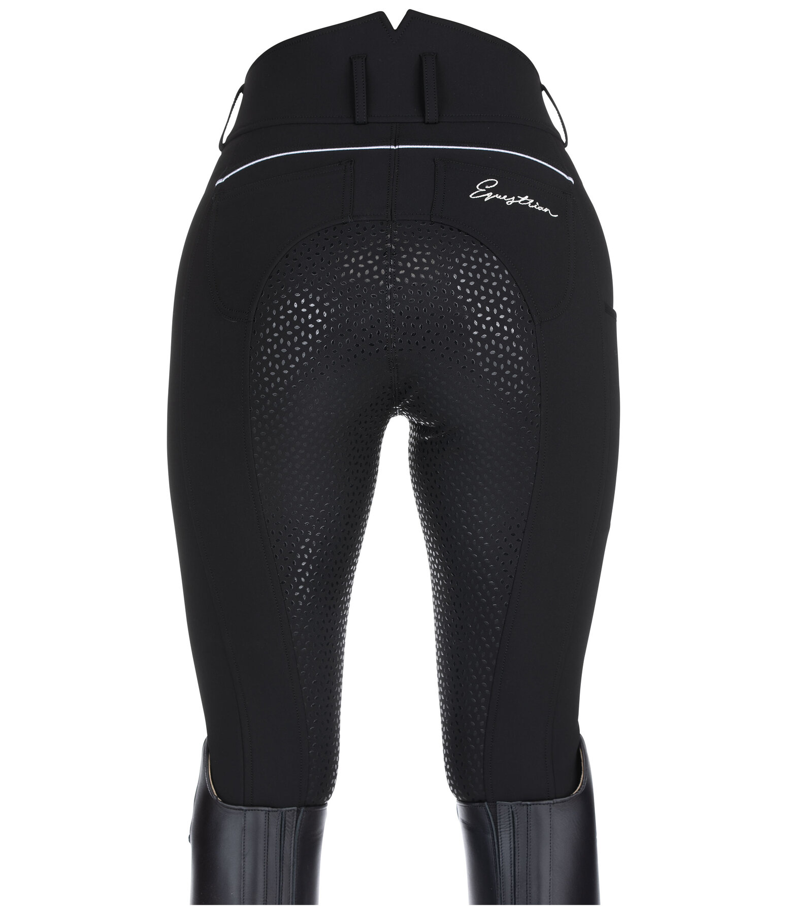 Pantaloni da equitazione termici a vita alta full grip Elodie