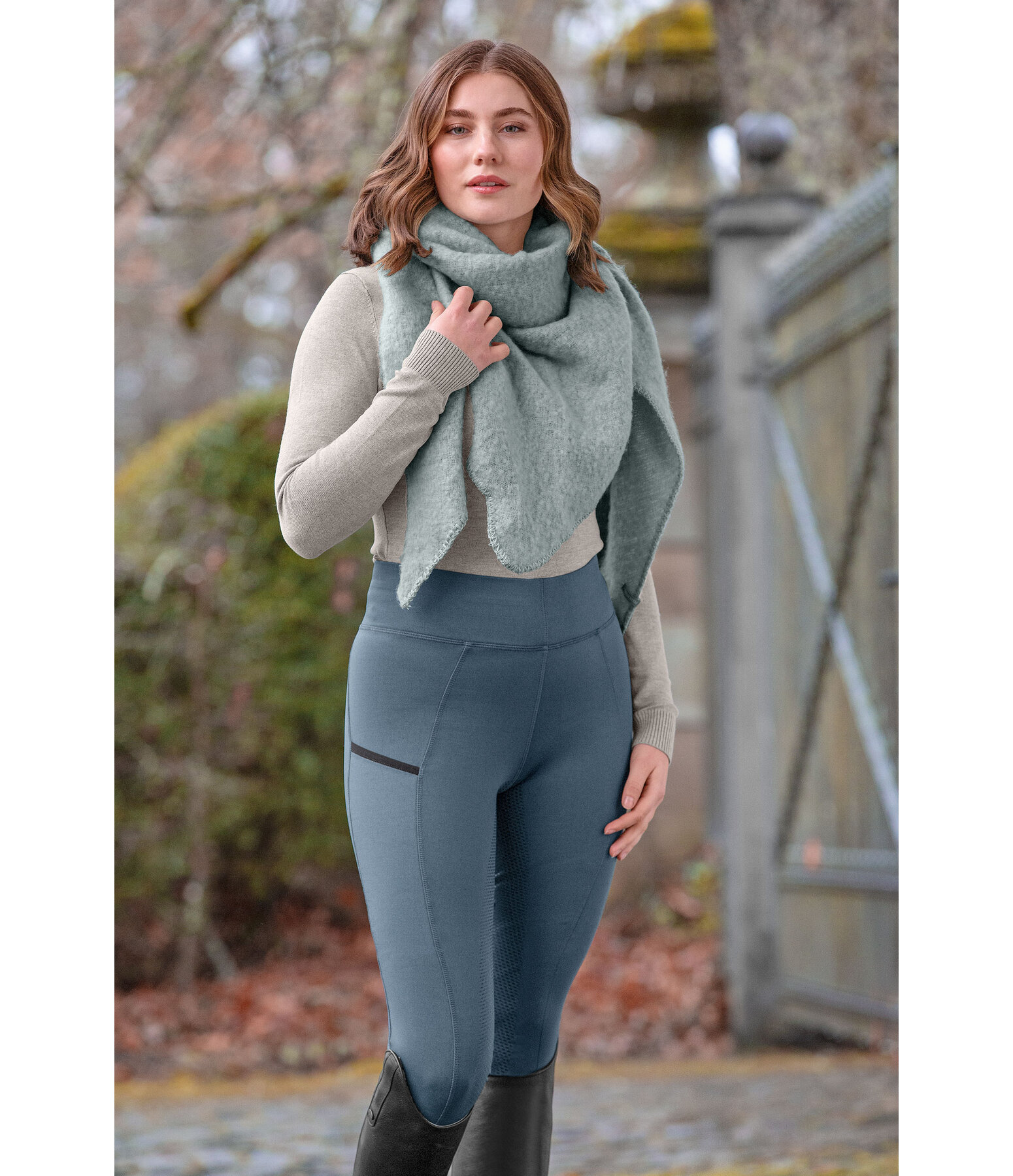 Leggings da equitazione full grip Nahla
