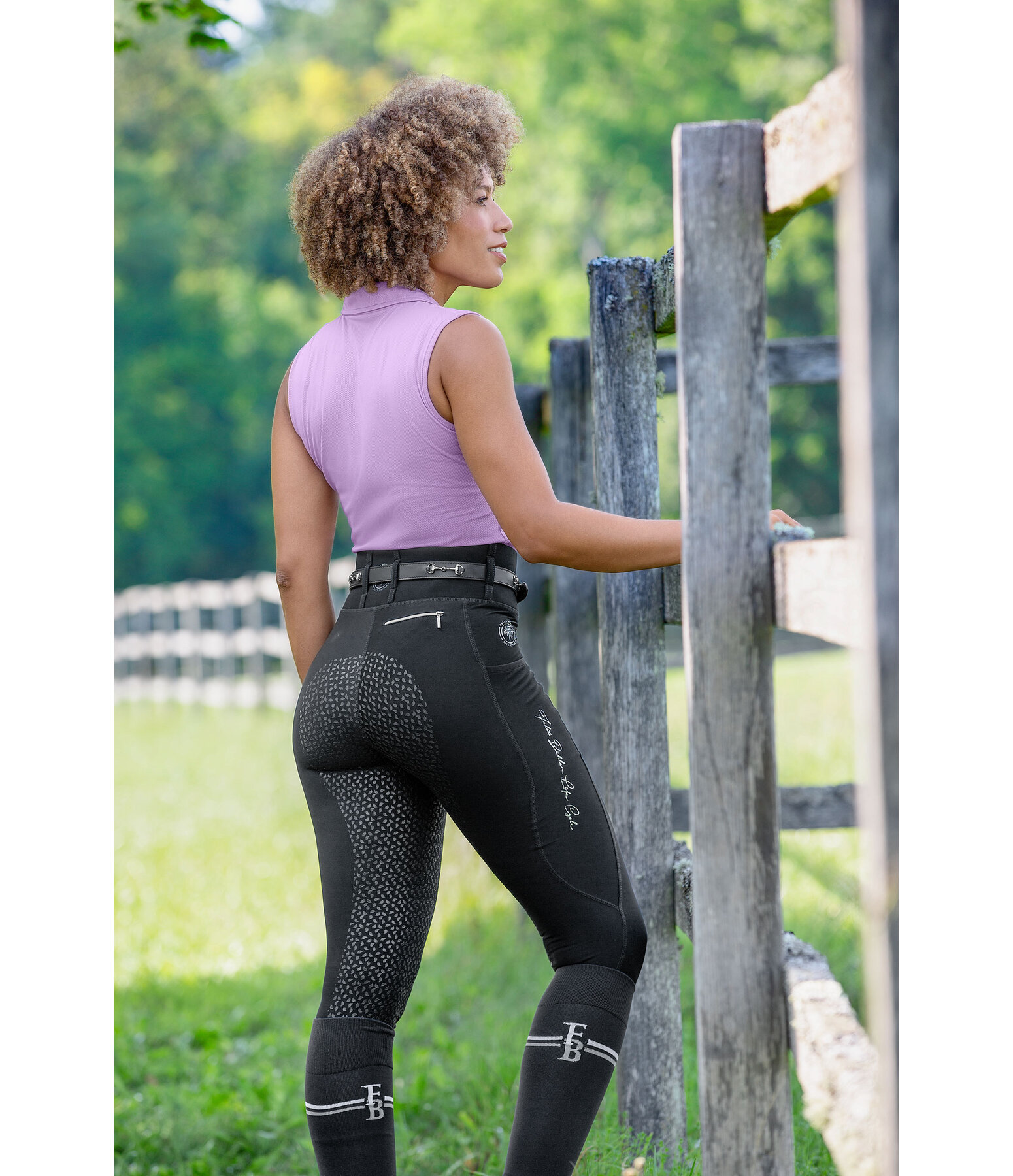 Leggings da equitazione full grip Life Cycle