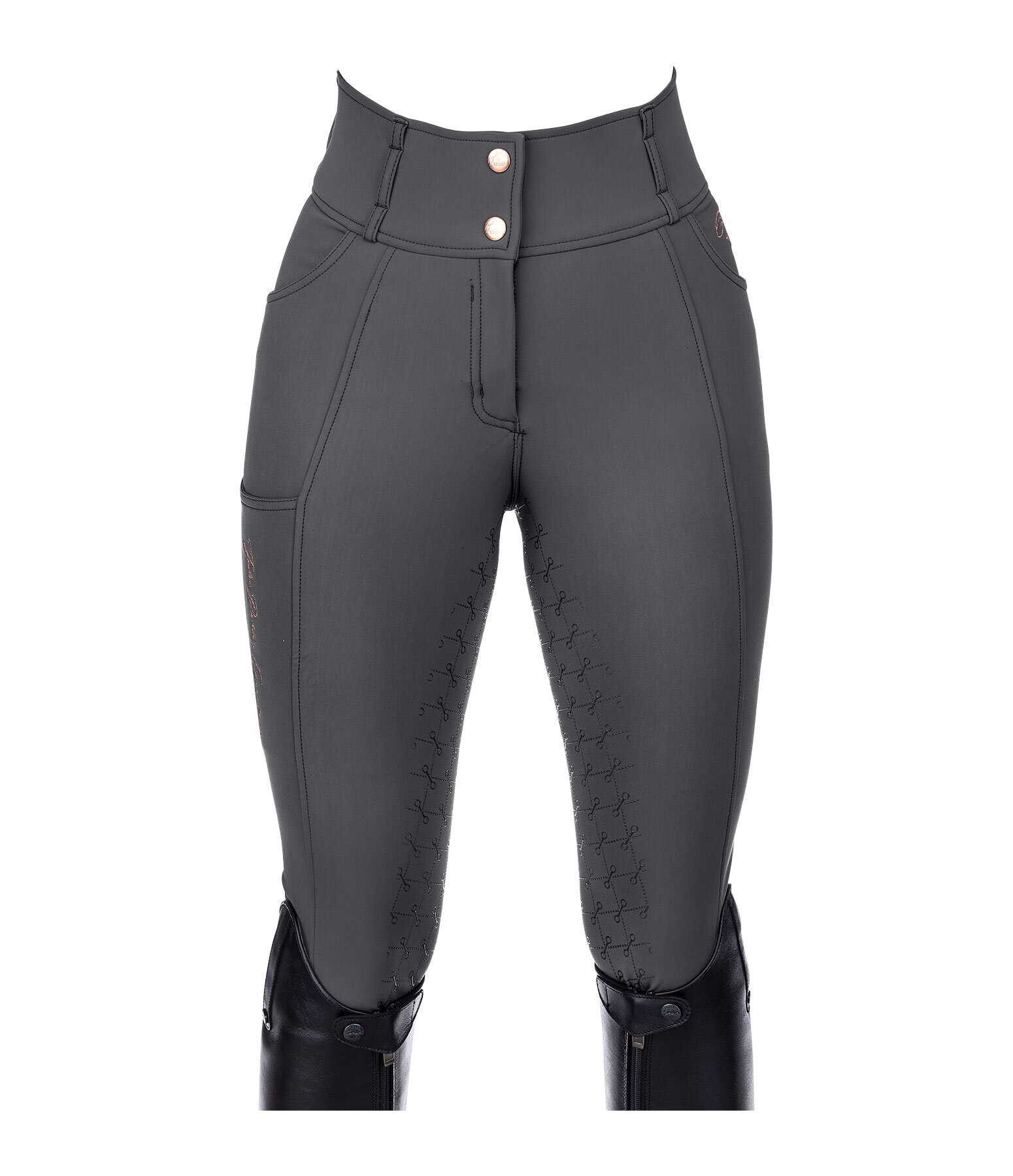 Pantaloni da equitazione termici full grip Jessica