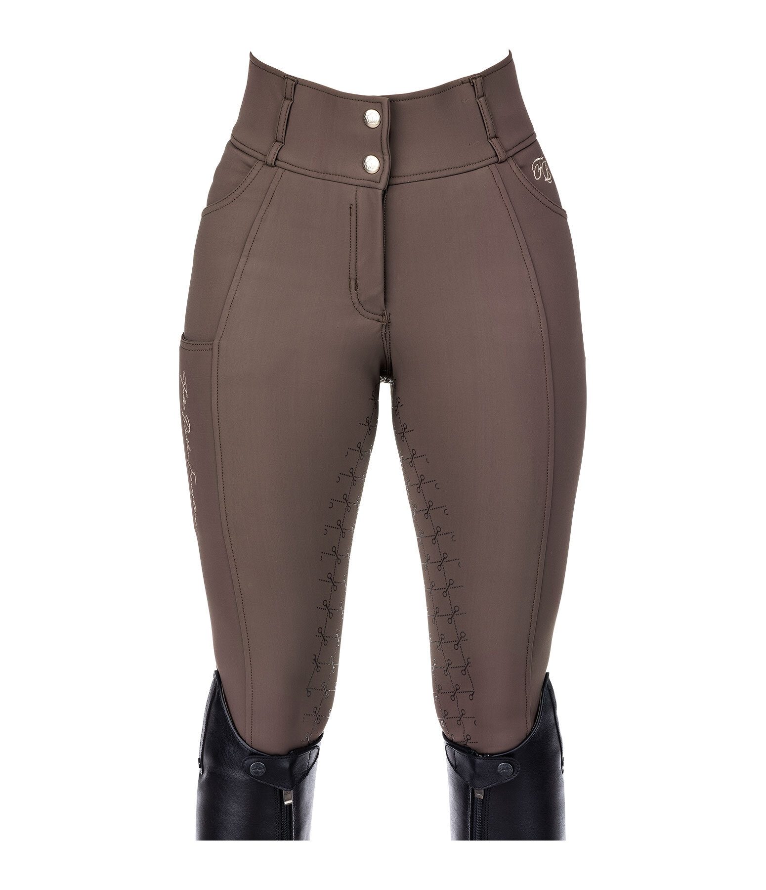 Pantaloni da equitazione termici full grip Jessica